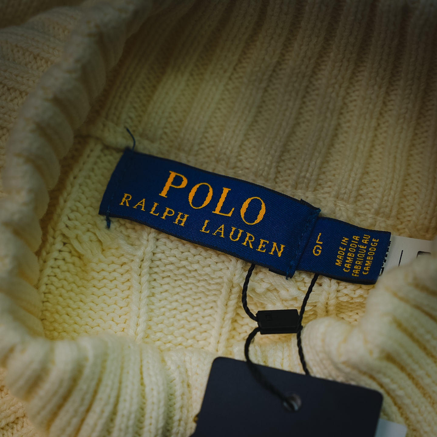 Ralph knit sweater zip-up jacket