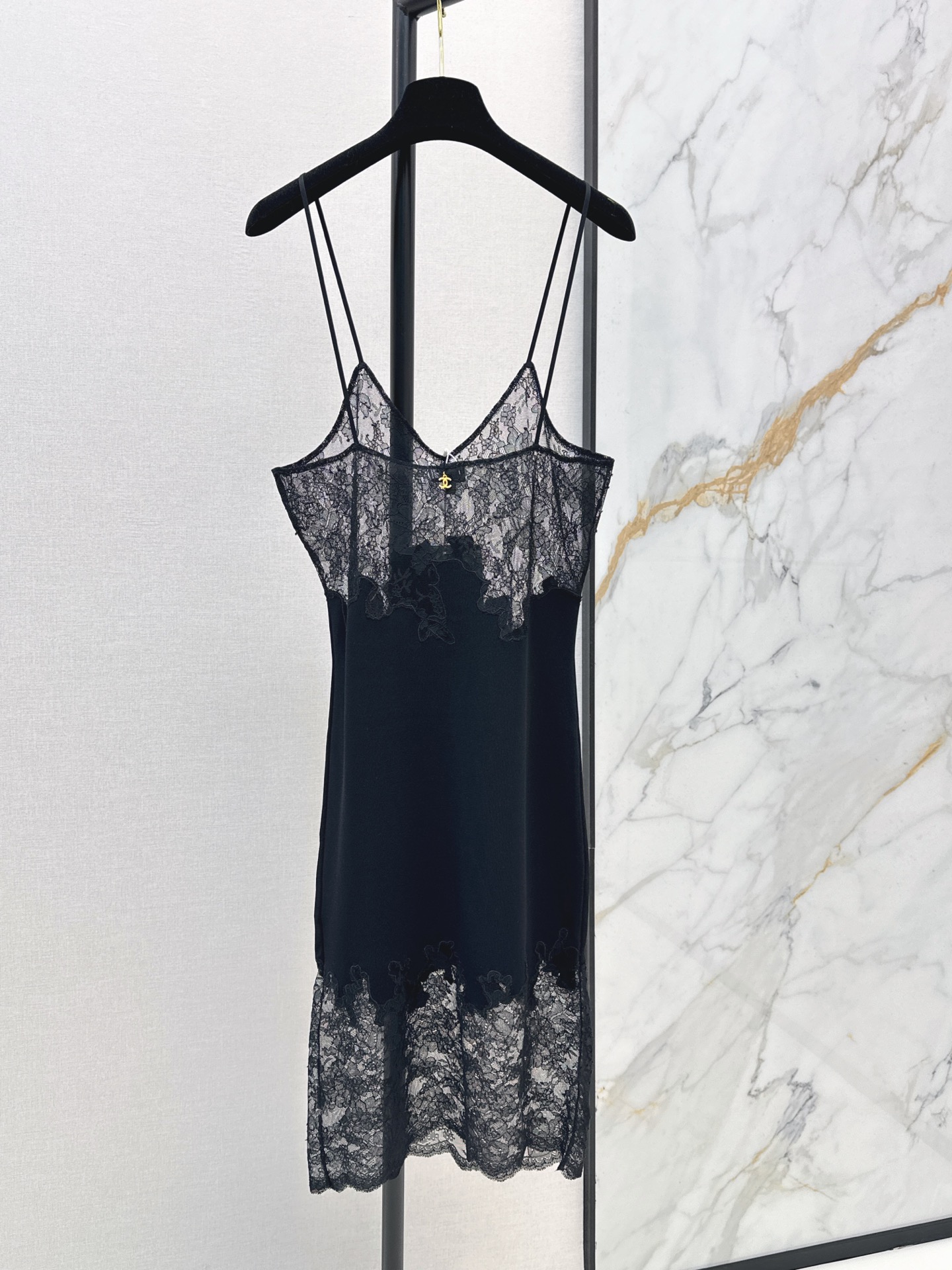 Chan 26ss lace slip dress