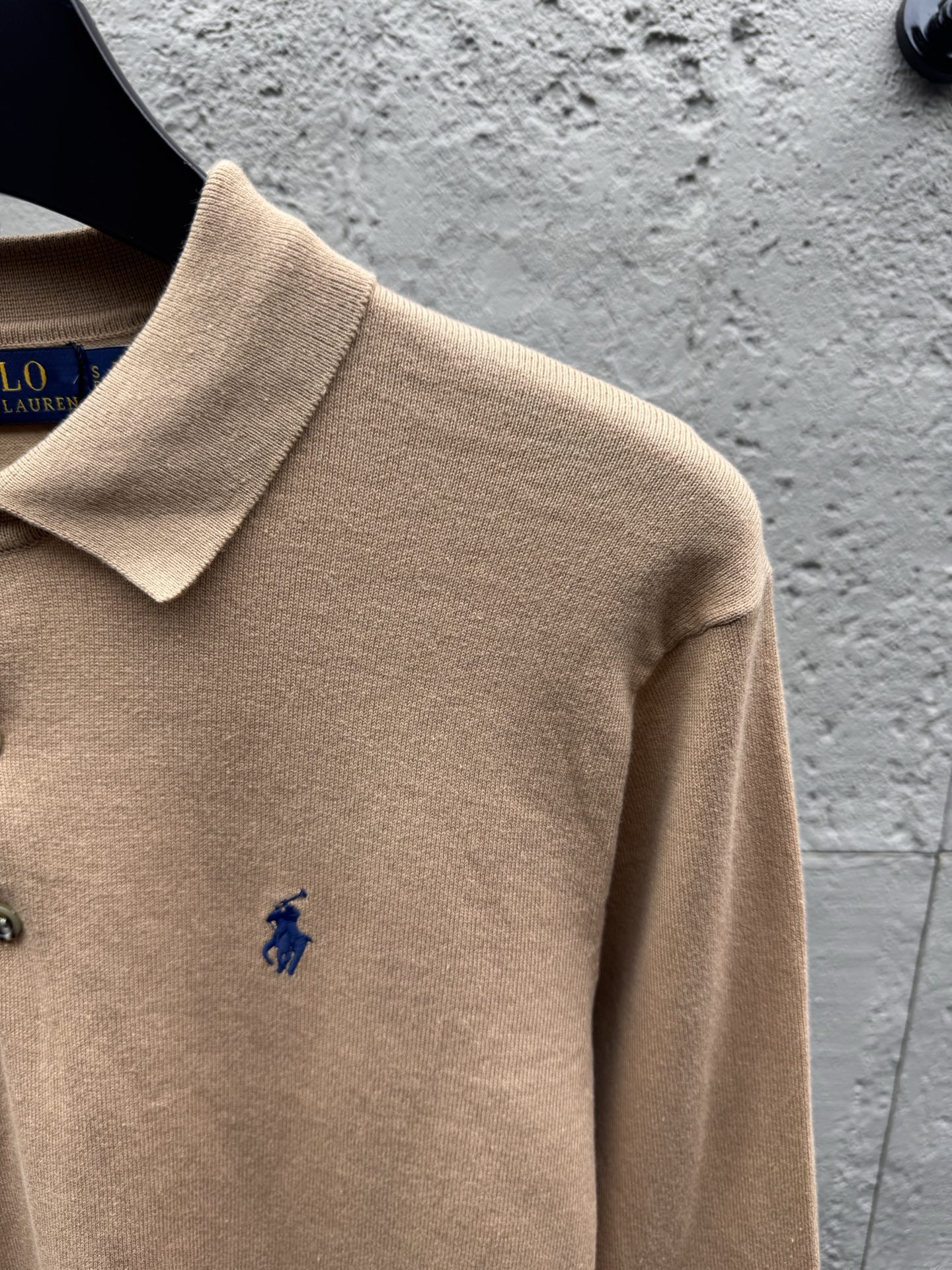 Ralph embroidered knit sweater
