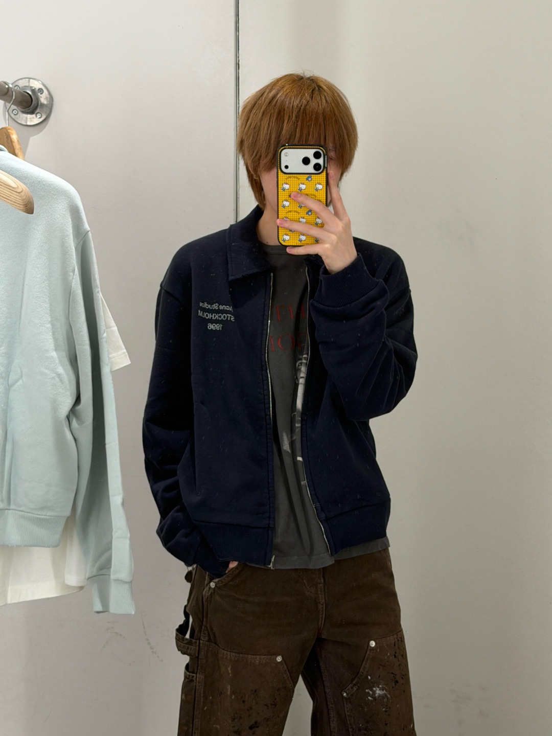 Acne washed distressed jacket