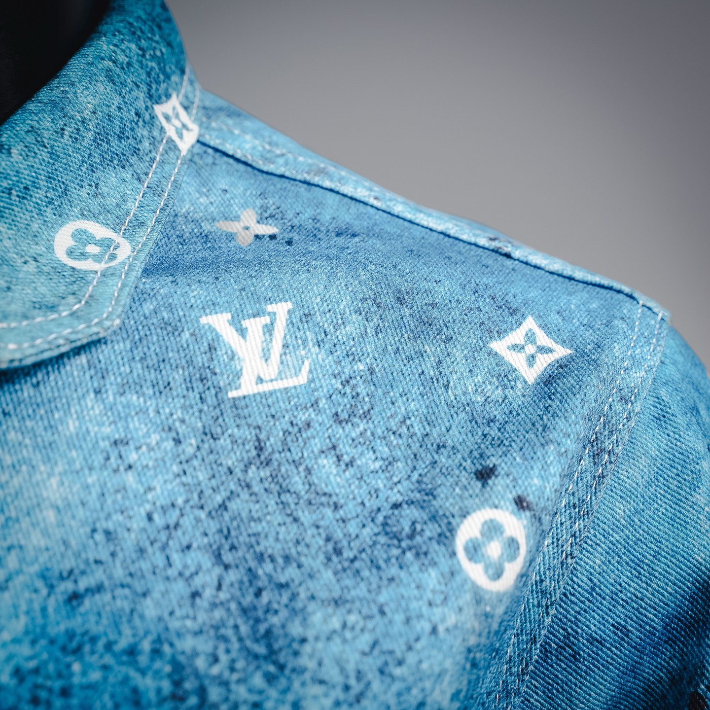Louis gradient monogram jacket
