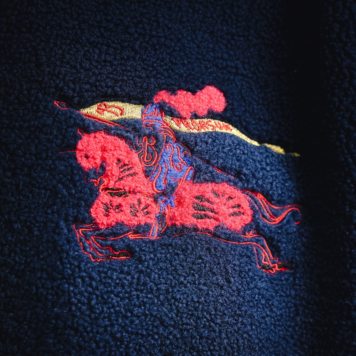 Bur flocked embroidered jacket