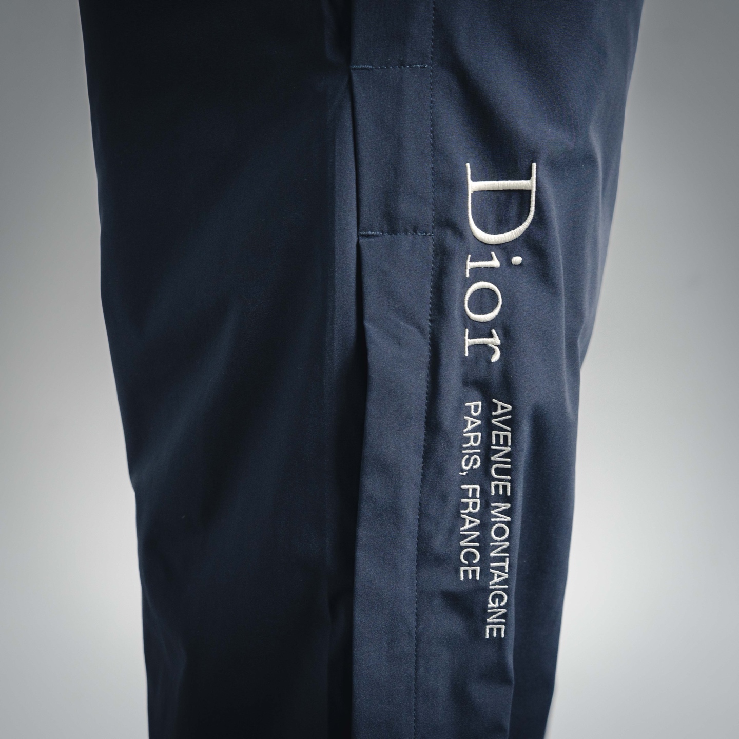 CD embroidered casual pants