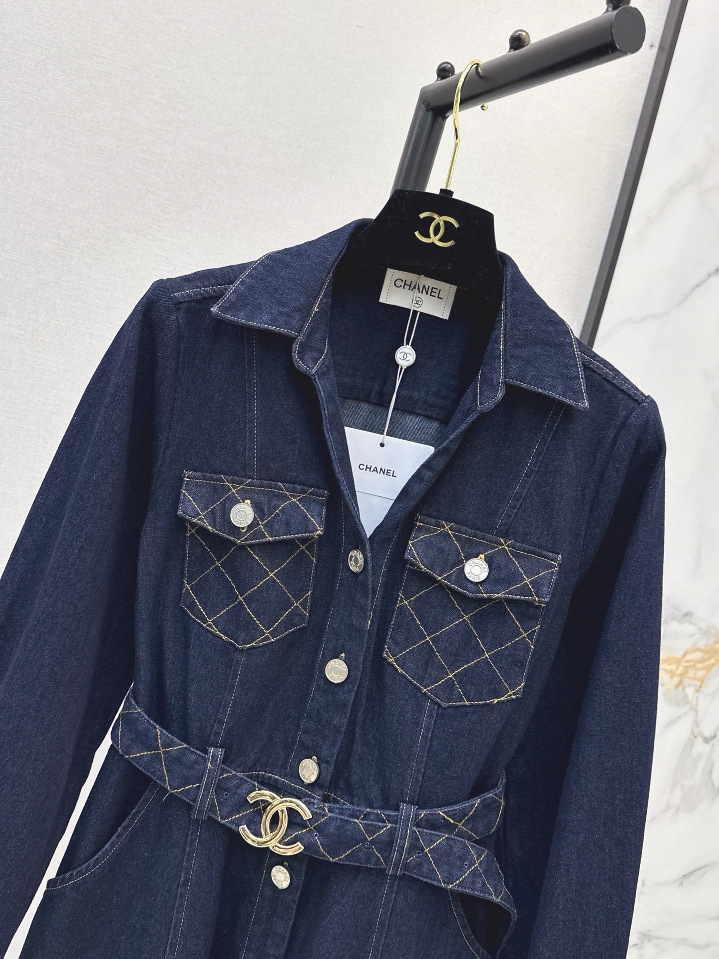 Chan 26fw denim dress