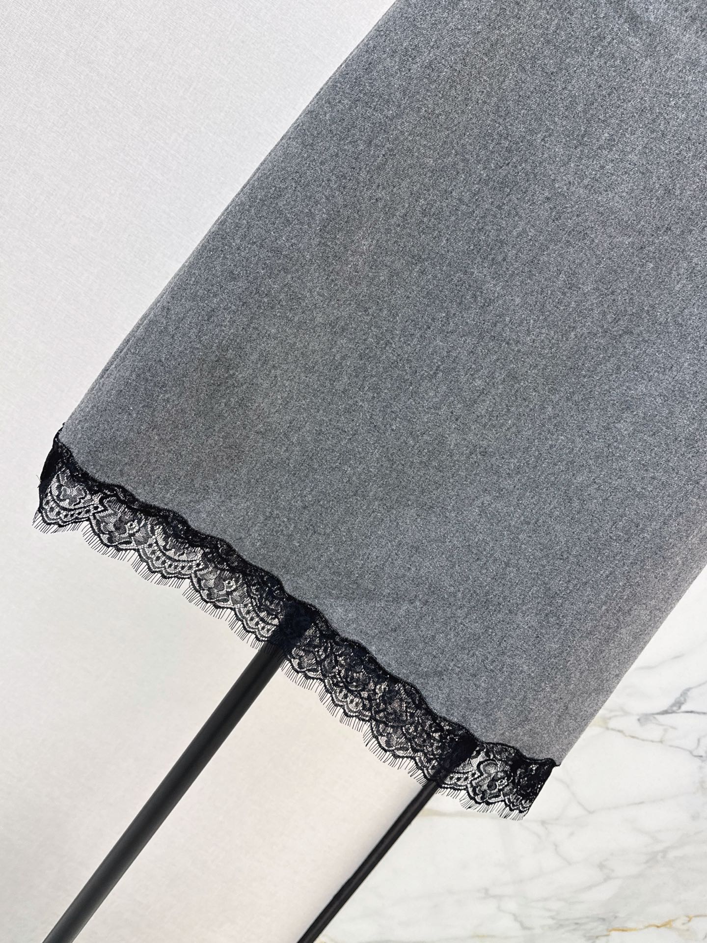CD 26fw contract lace A-line skirt