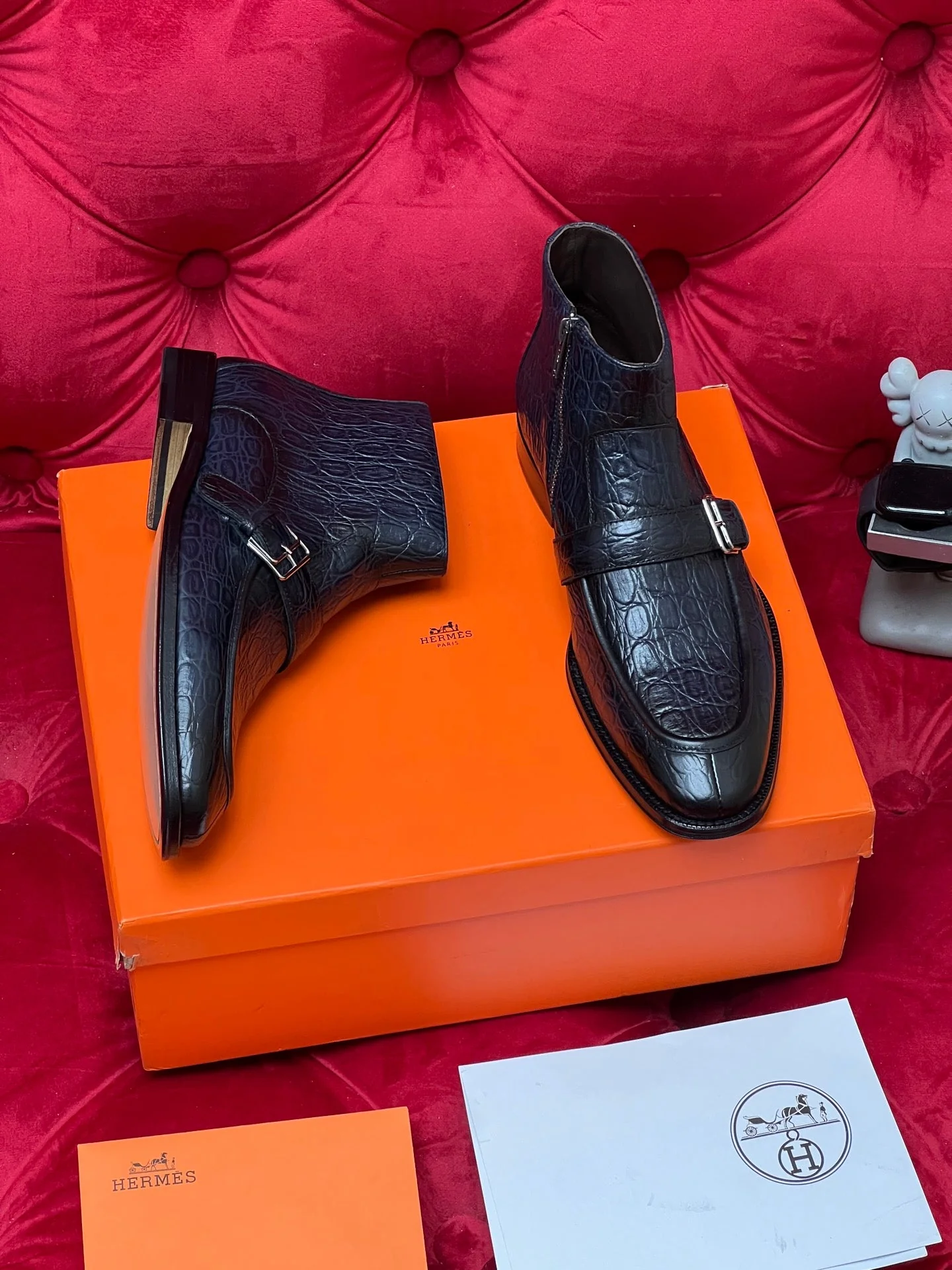 Herm leather shoes