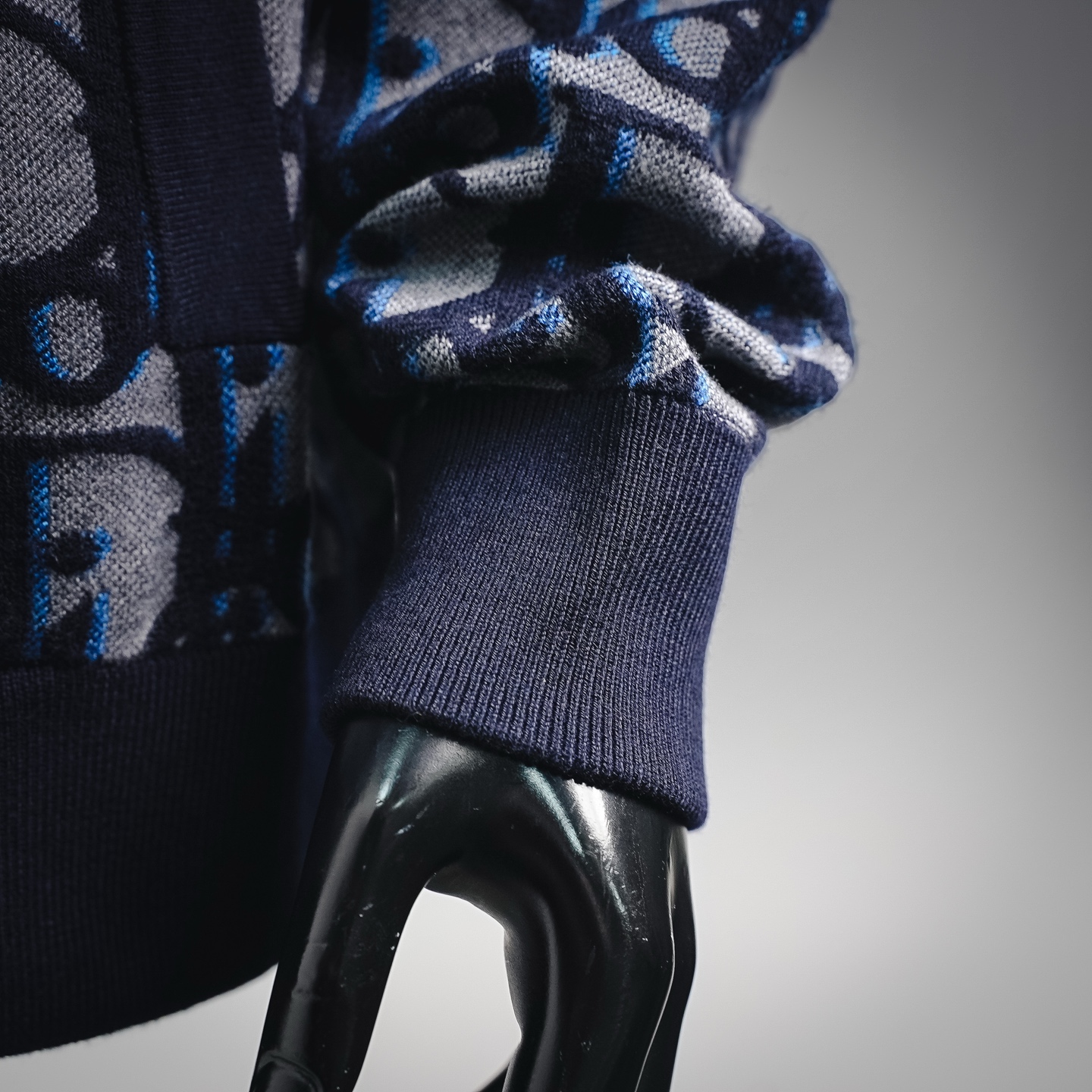 CD jacquard cardigan jacket