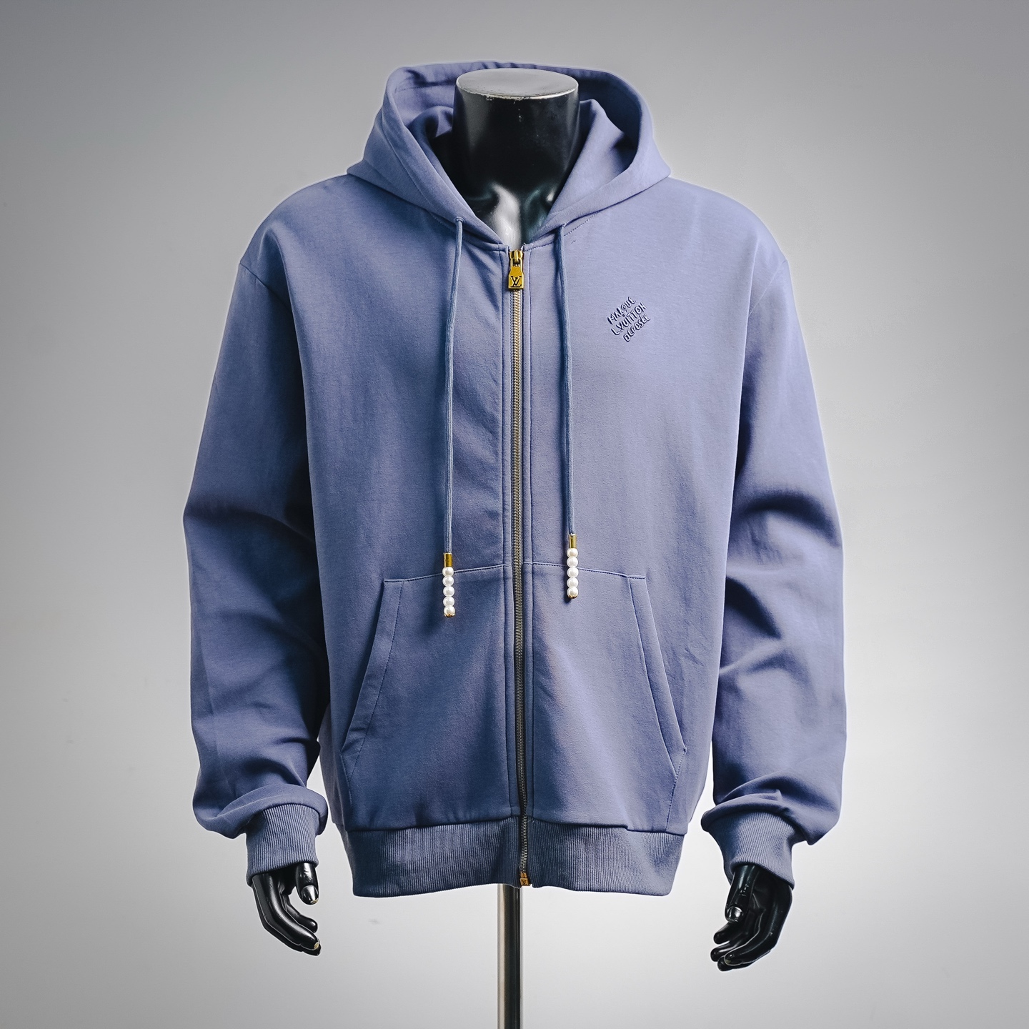 Louis beaded hooded jacket