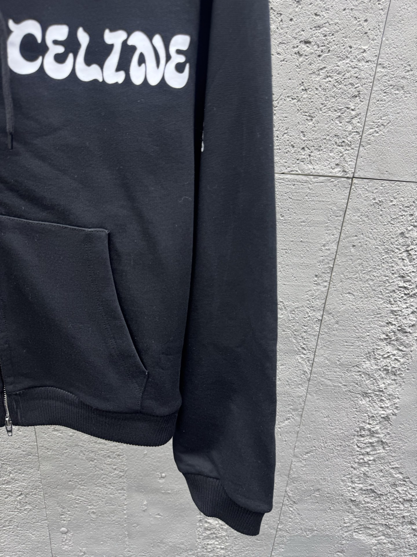Cel printed zip-up jacket