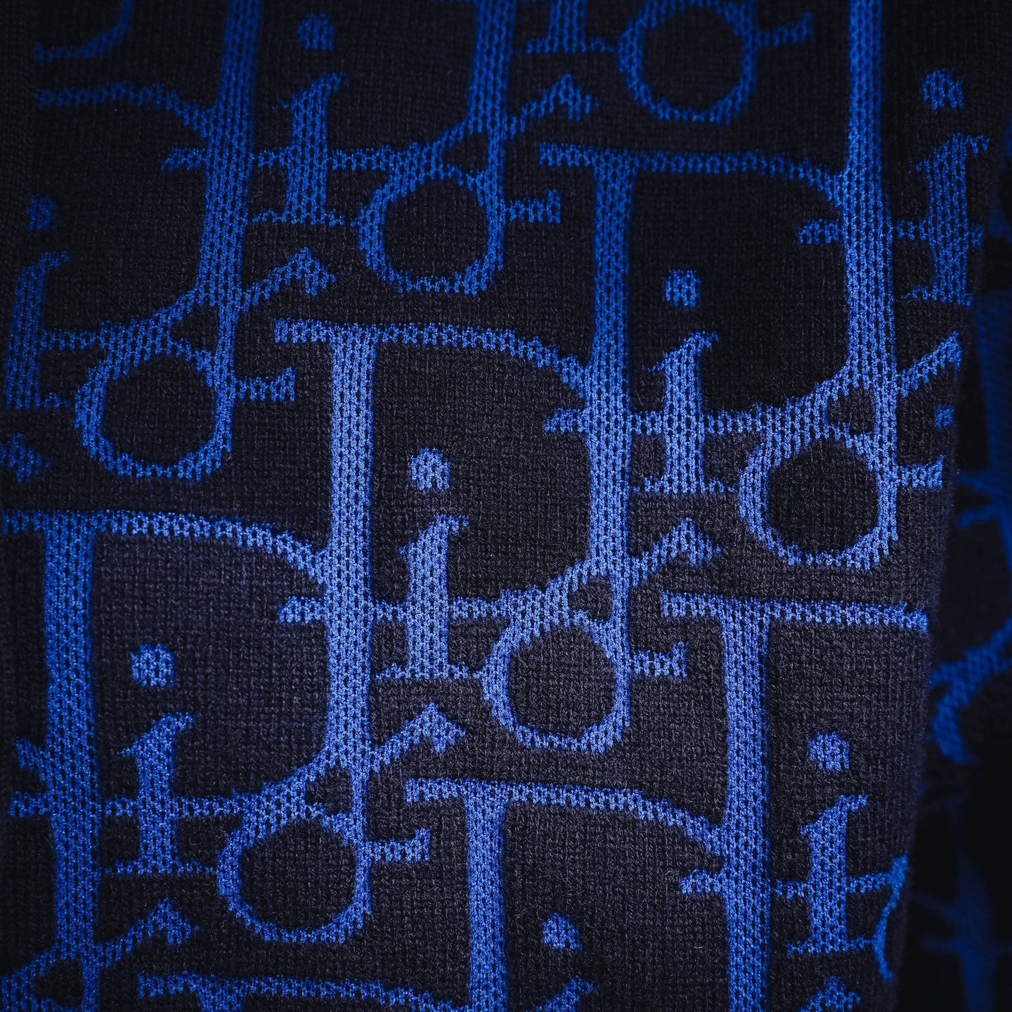 CD all-over jacquard coat