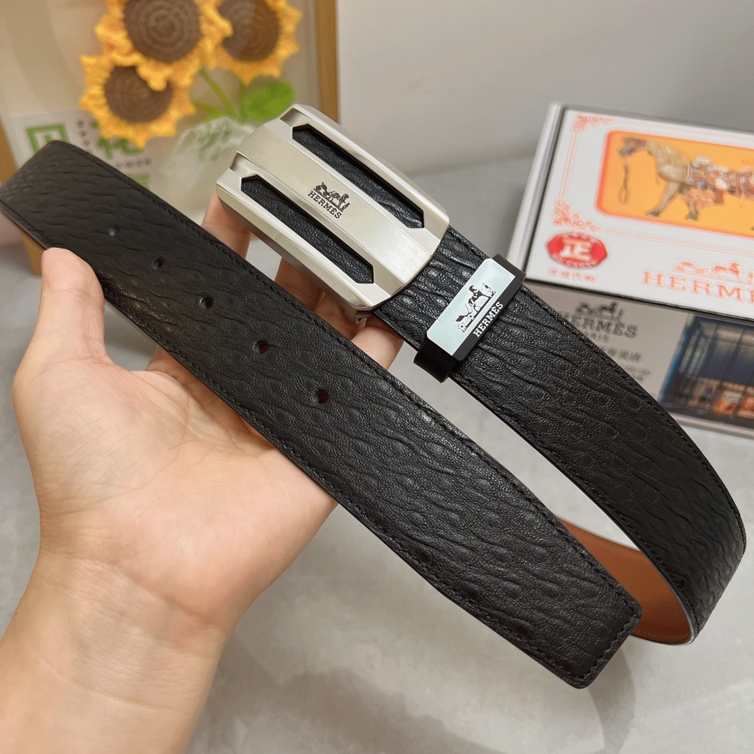 Herm cowhide belt