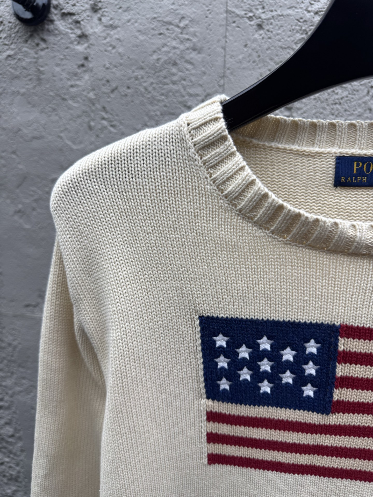 Ralph embroidered jacquard sweater