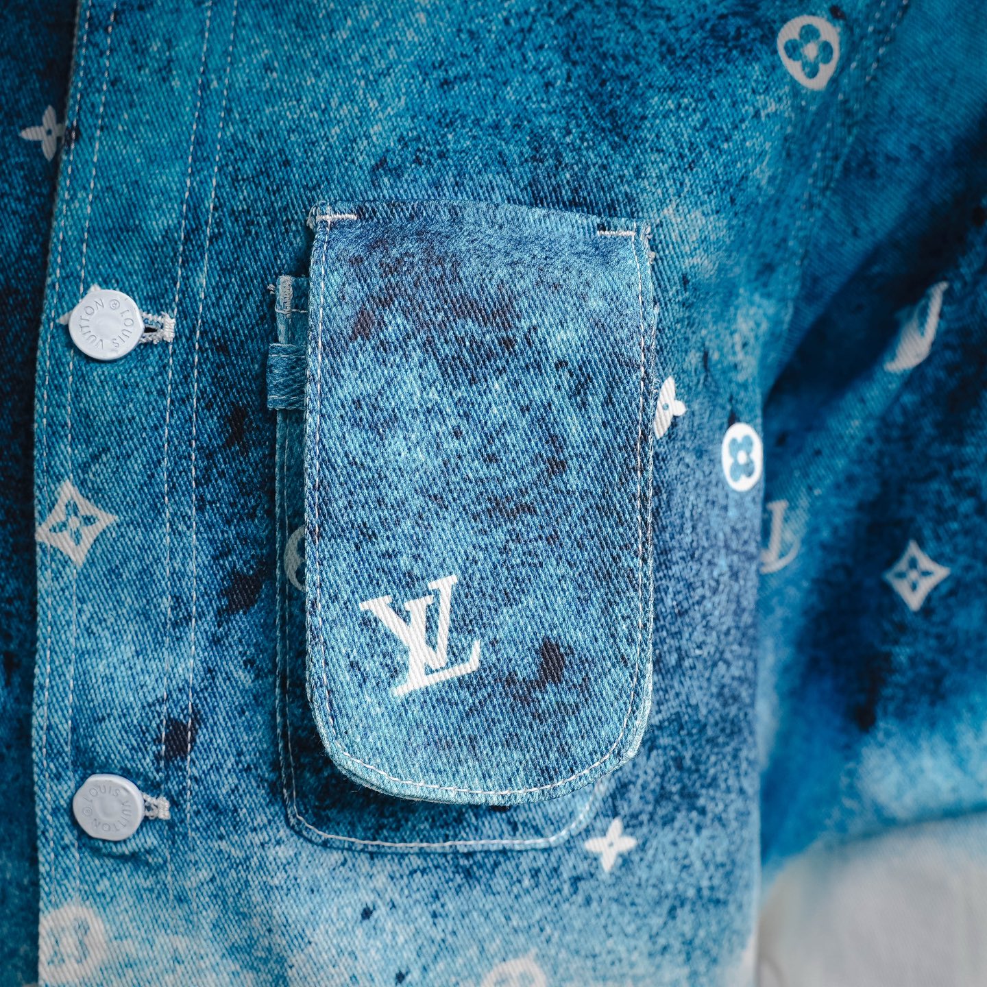 Louis gradient monogram jacket