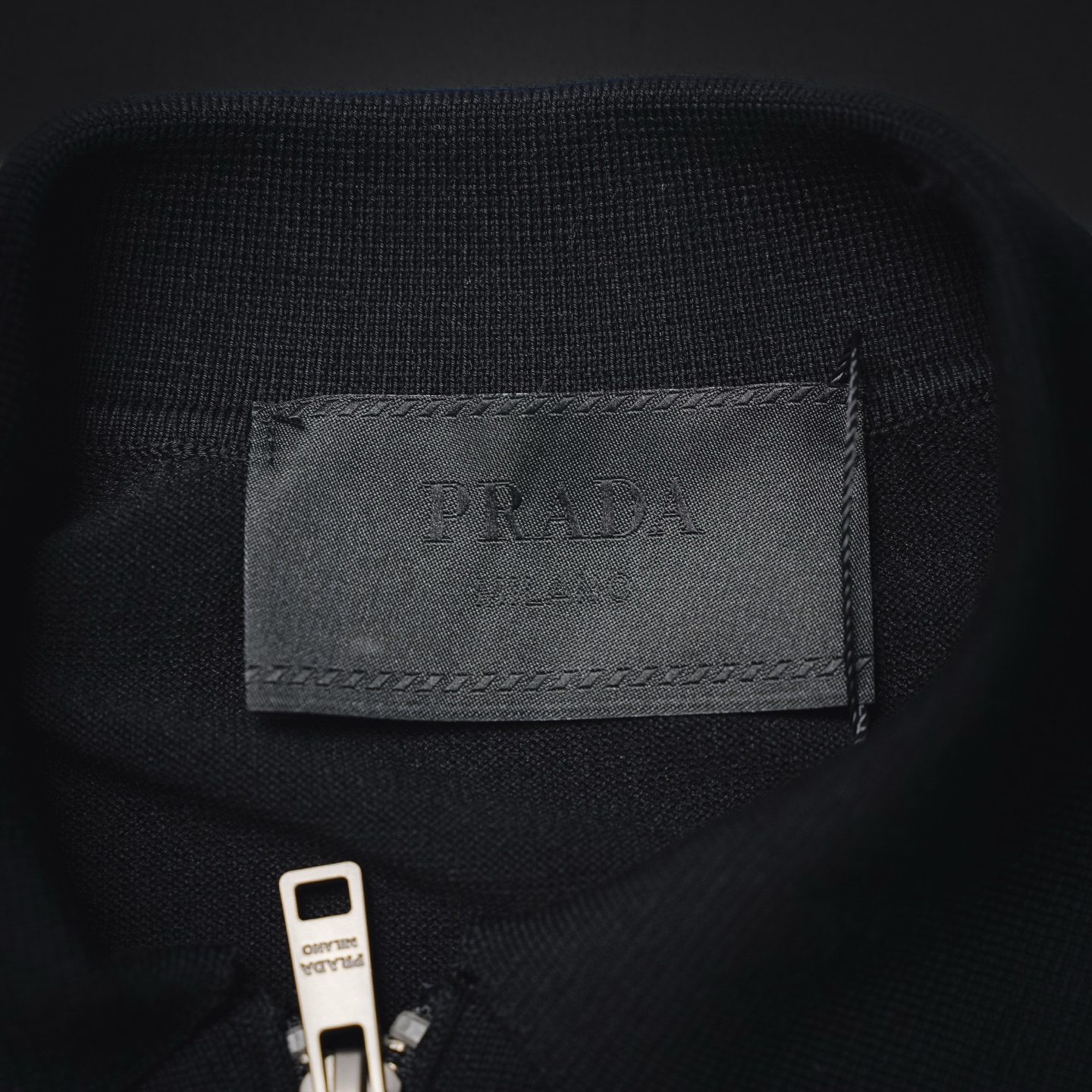 Pra zip-up knit Polo