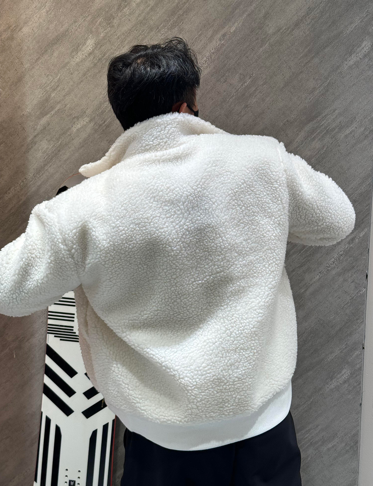 Louis jacquard stand-collar jacket