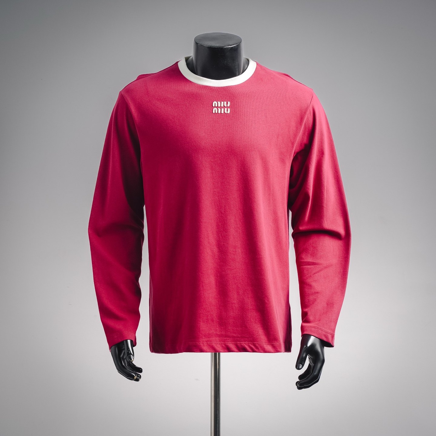 Miu splicing sweatshirt