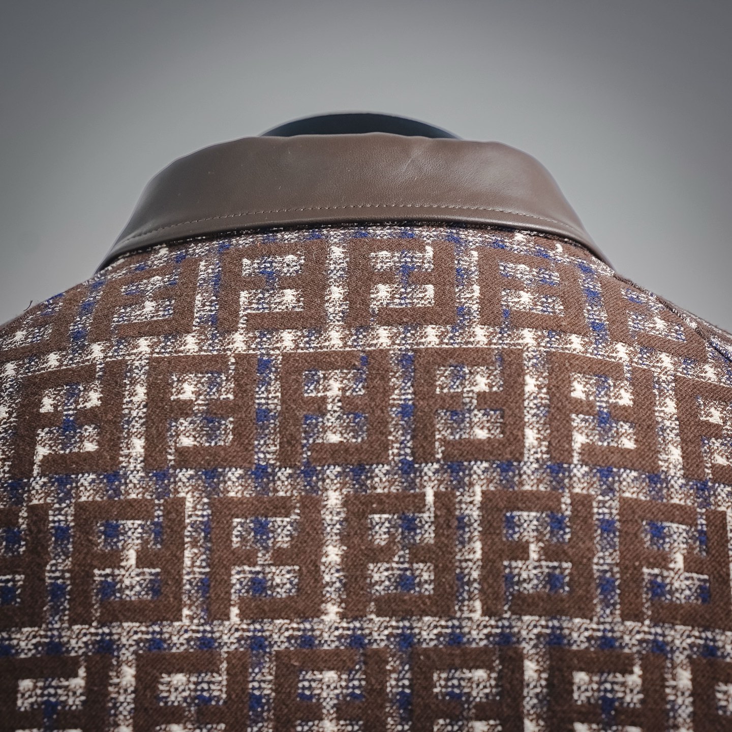 Fend monogram tweed jacket