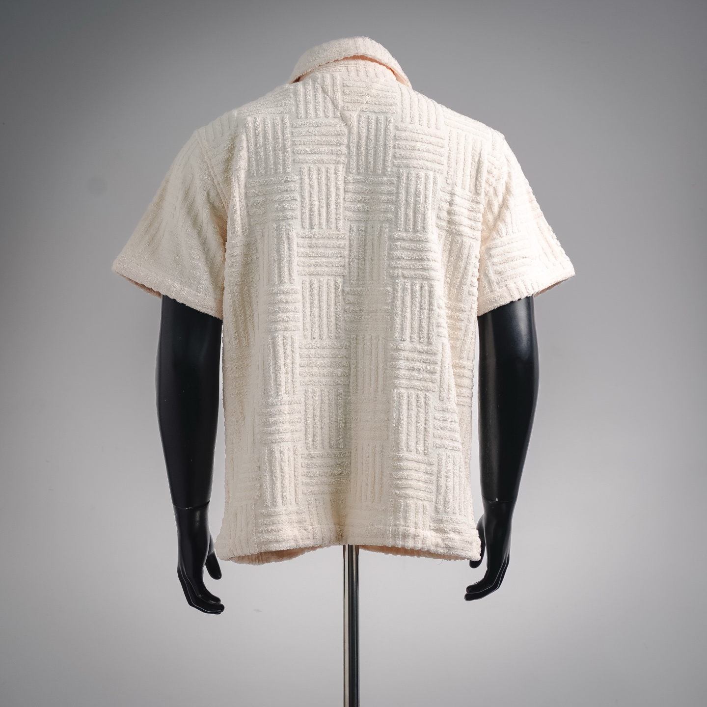 Bottega textured sleeve shirt