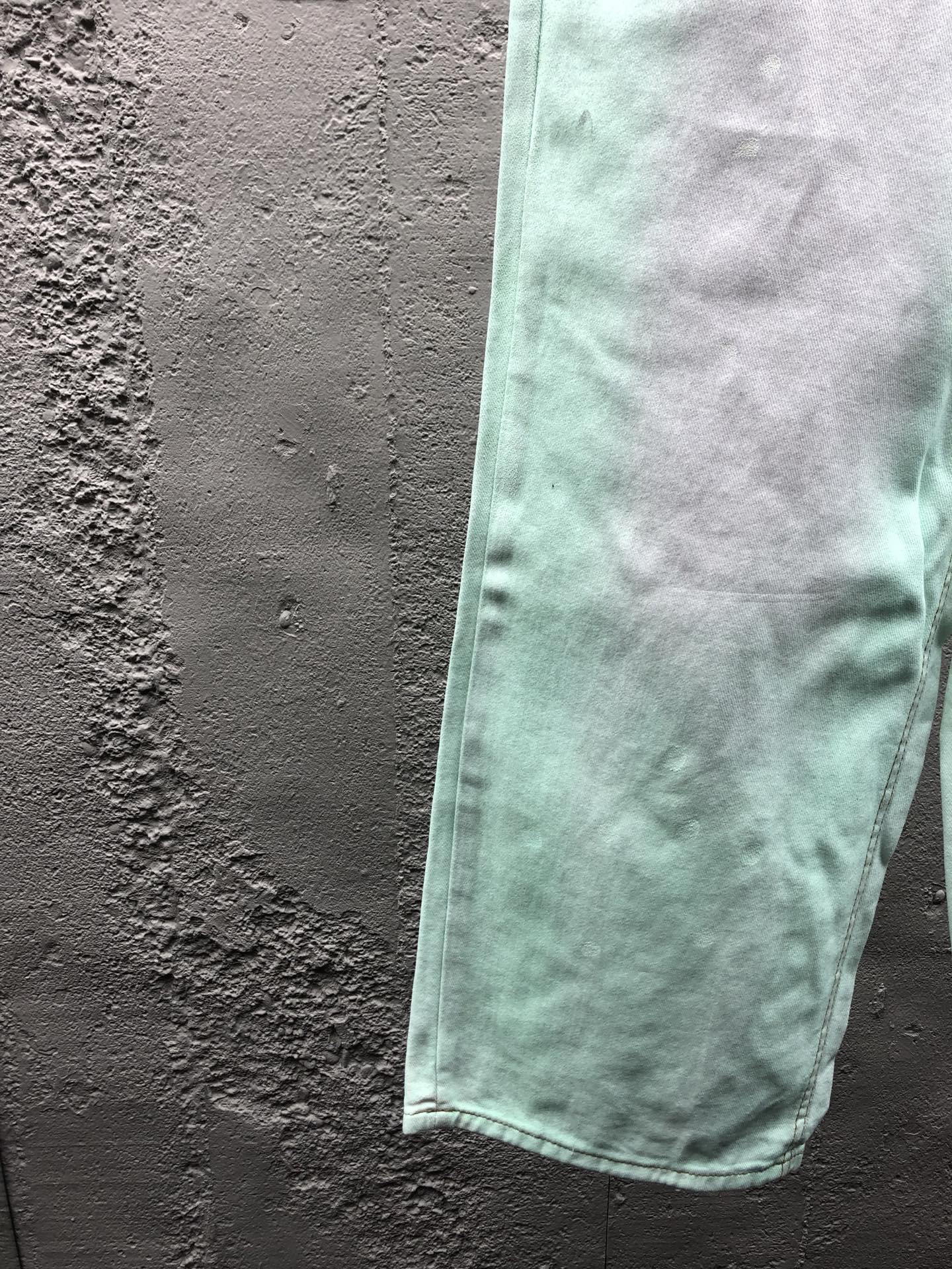 Acne washed wide-leg jeans