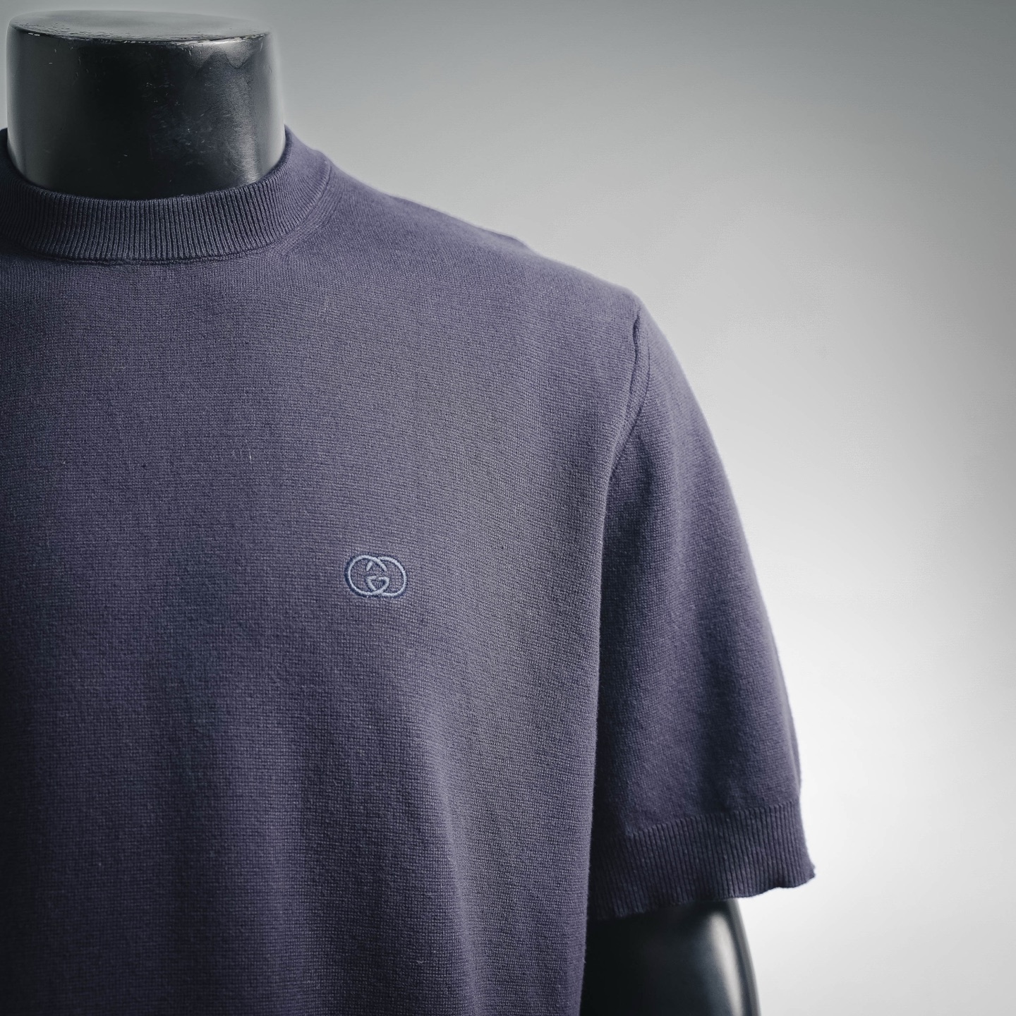 Guc embroidered knit t-shirt
