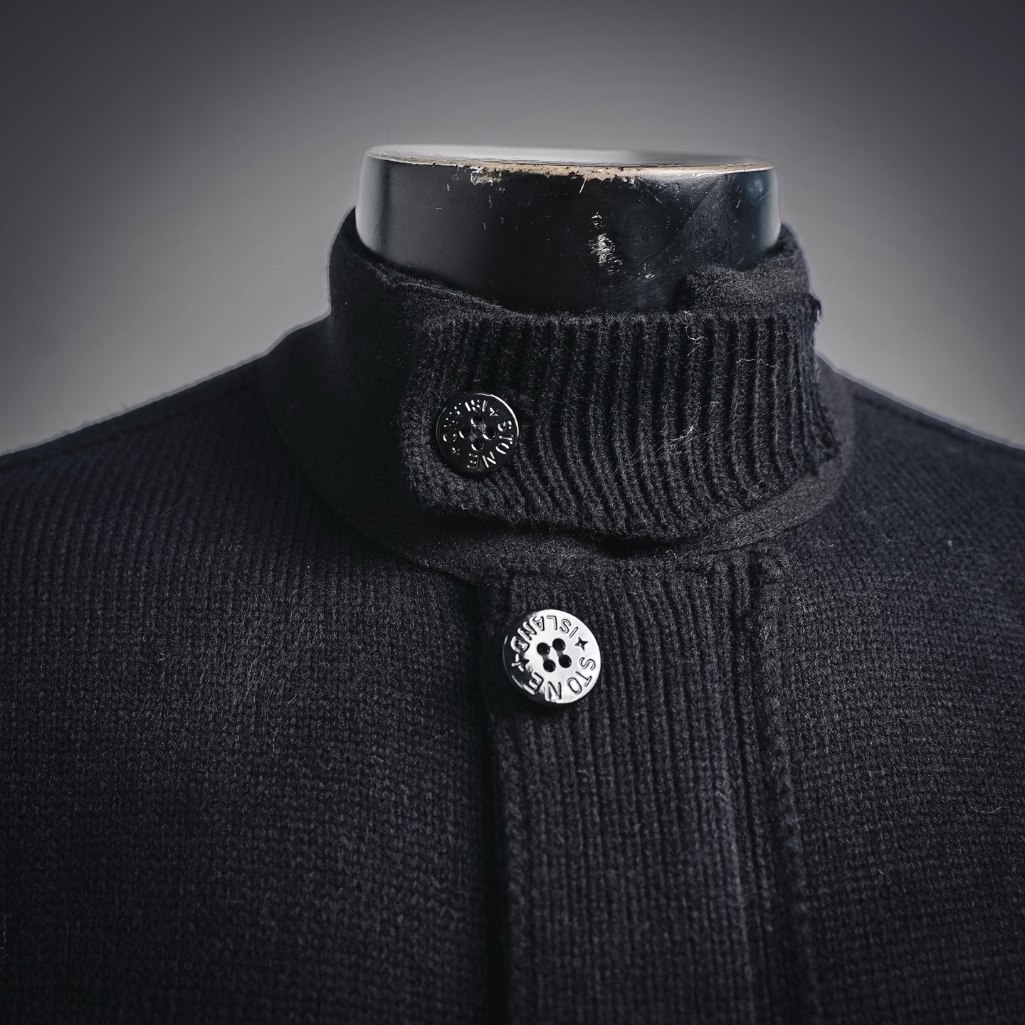 Stone cozy utility cardigan