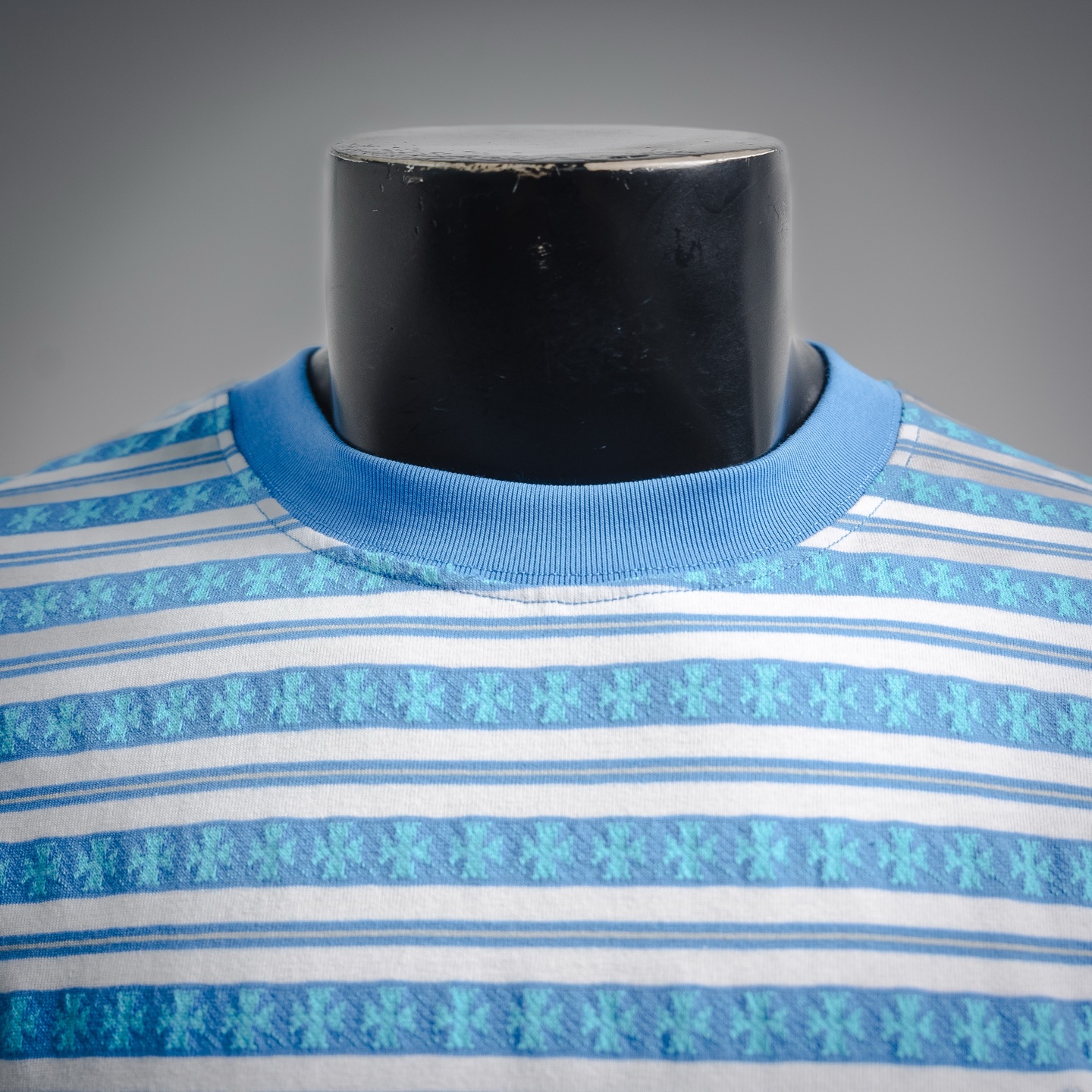 Chrome striped t-shirt