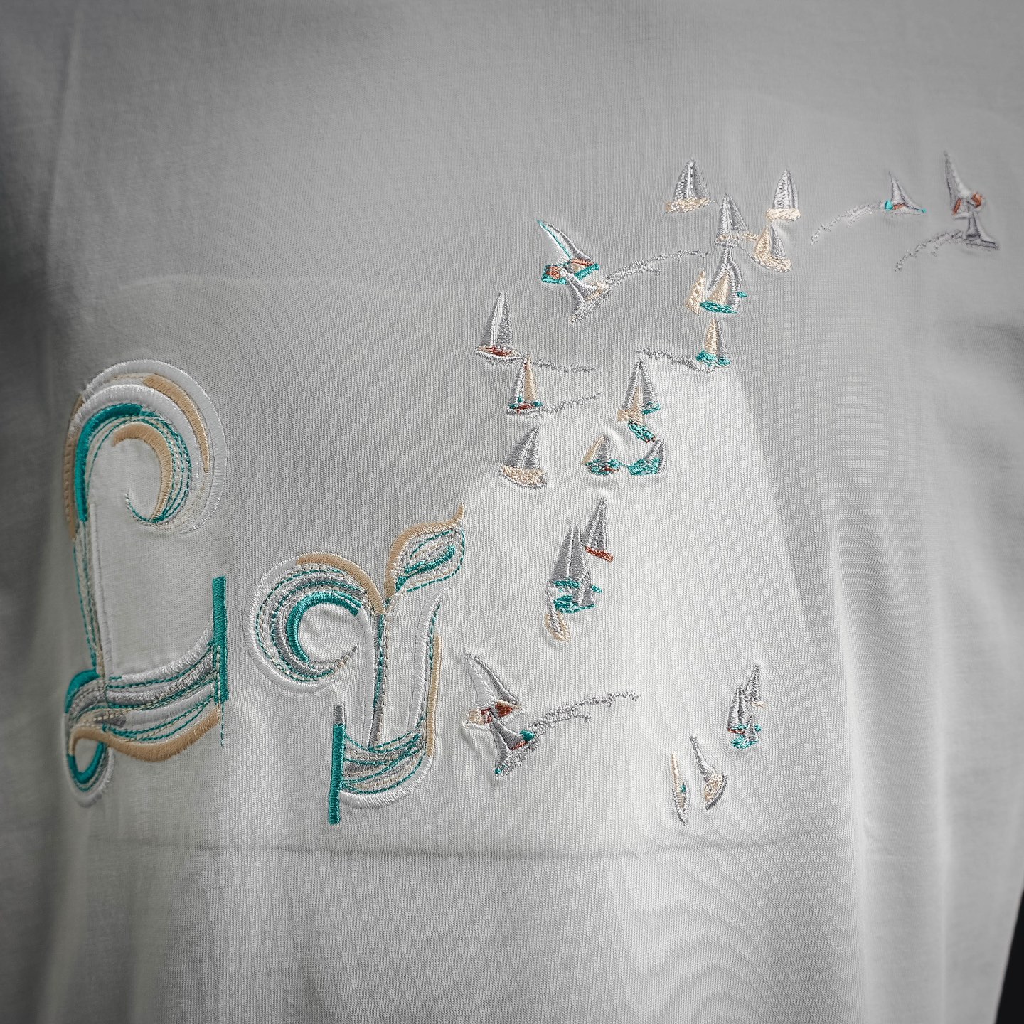 Louis gradient embroidered t-shirt