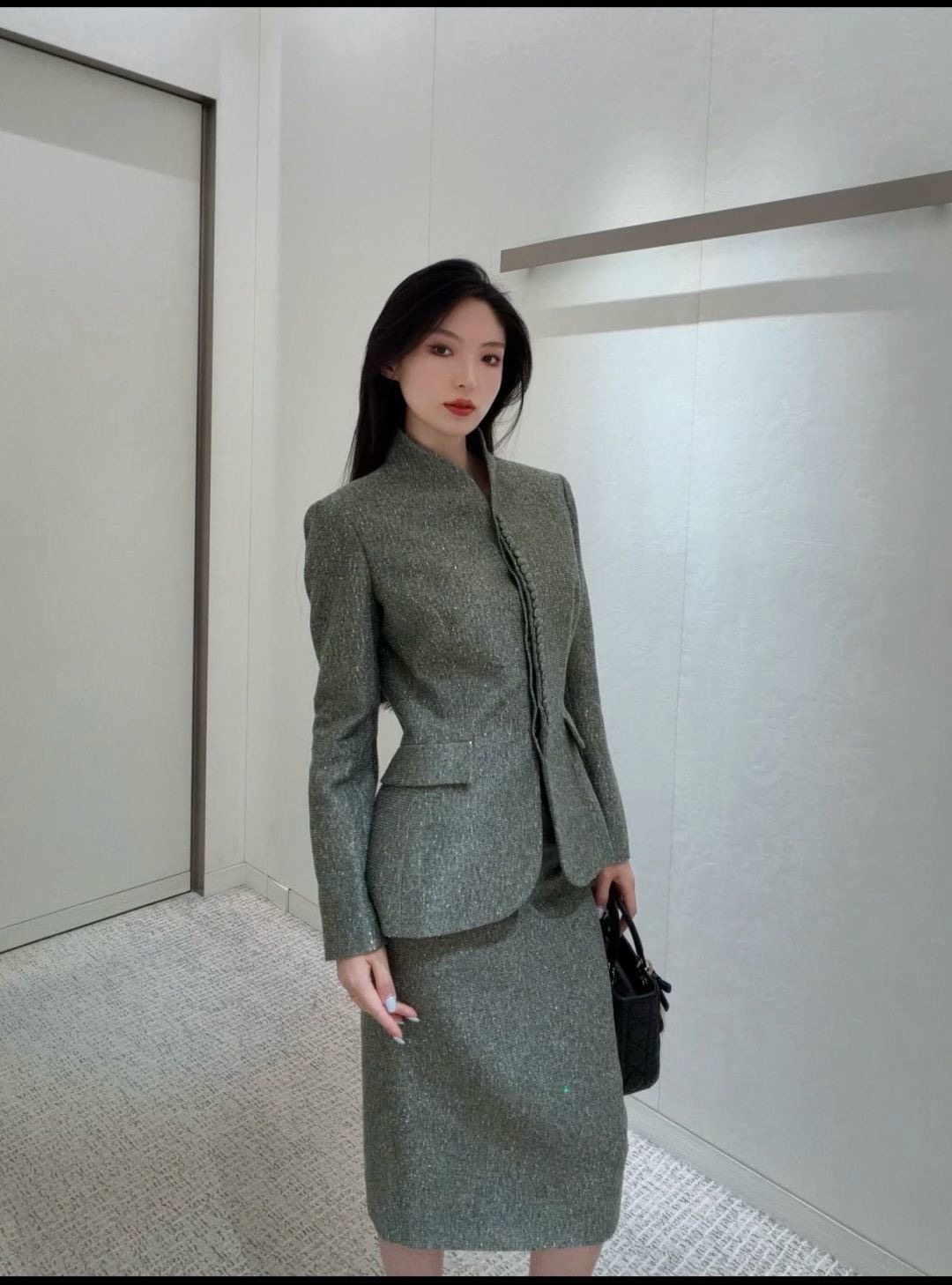 CD 26fw stand collar blazer