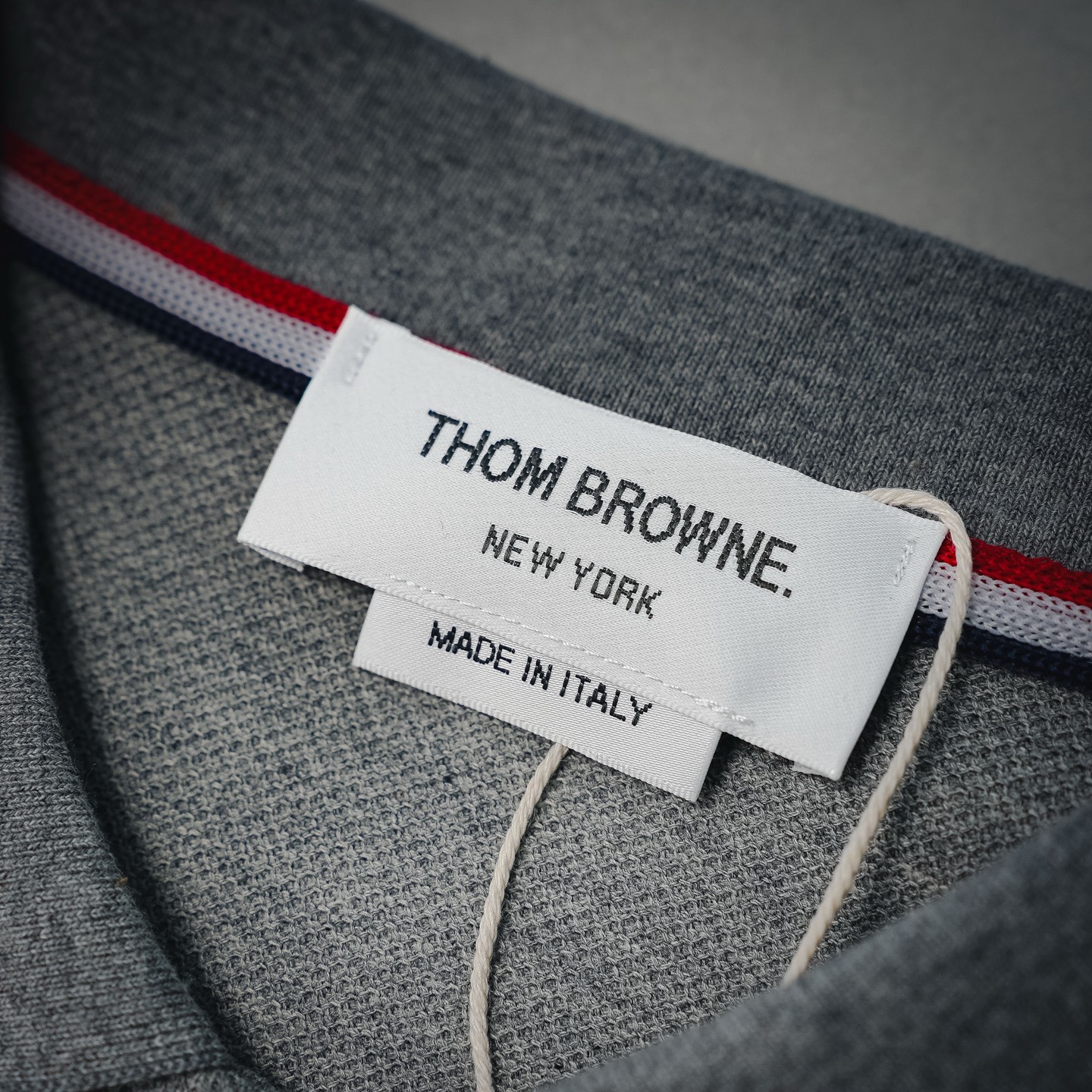 Thom contrast stripe Polo