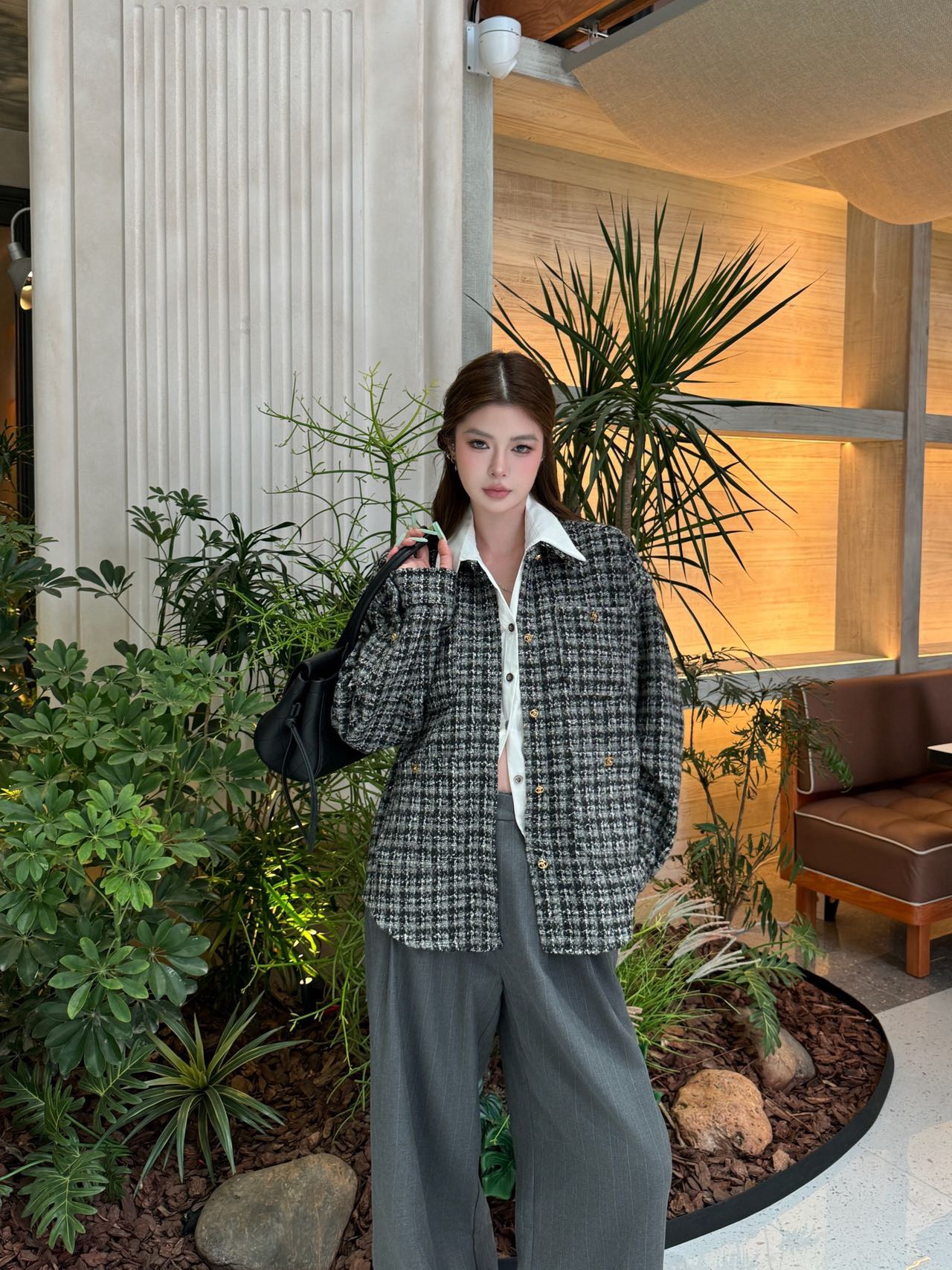 Chan 26fw woven shirt jacket