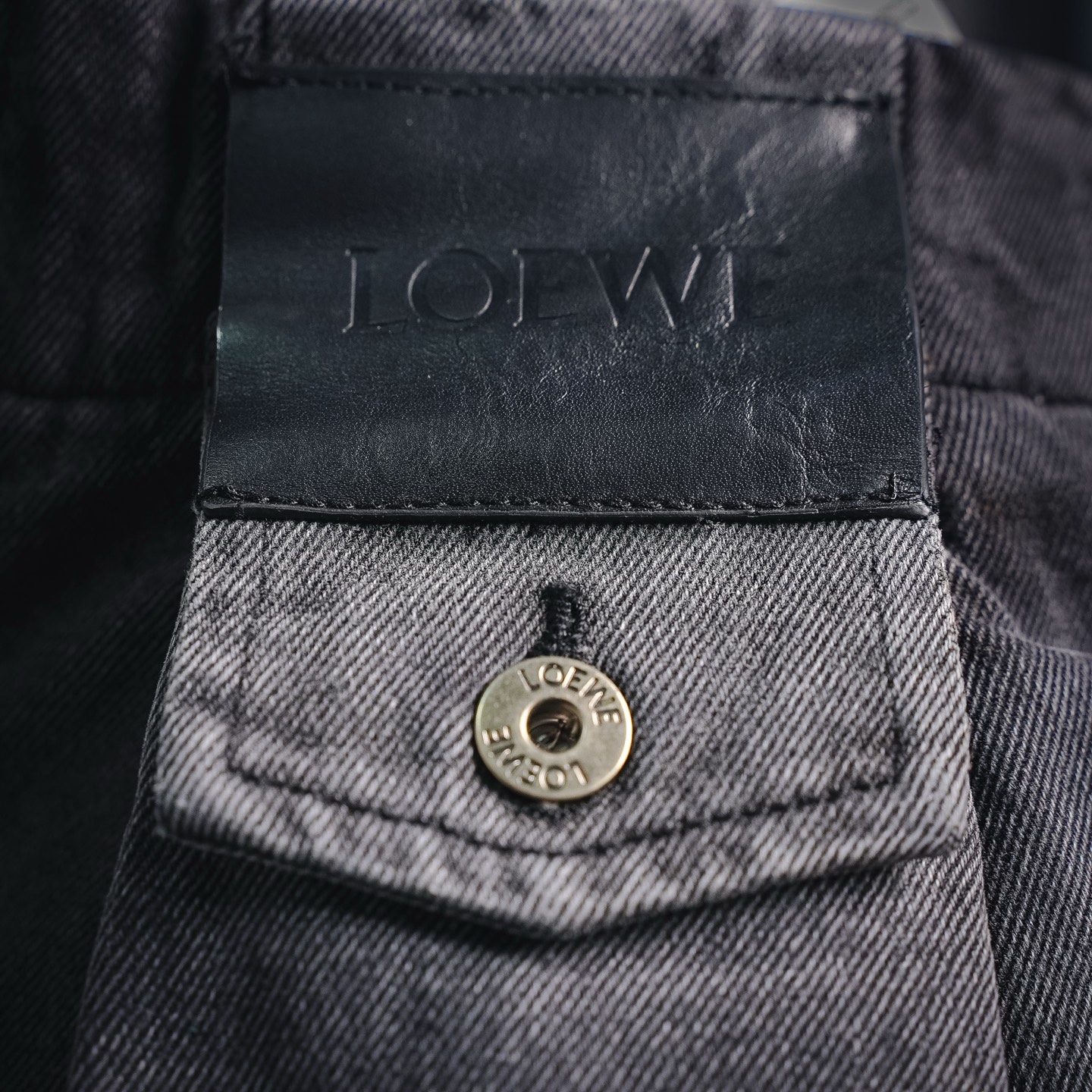 Loe baggy curved jeans