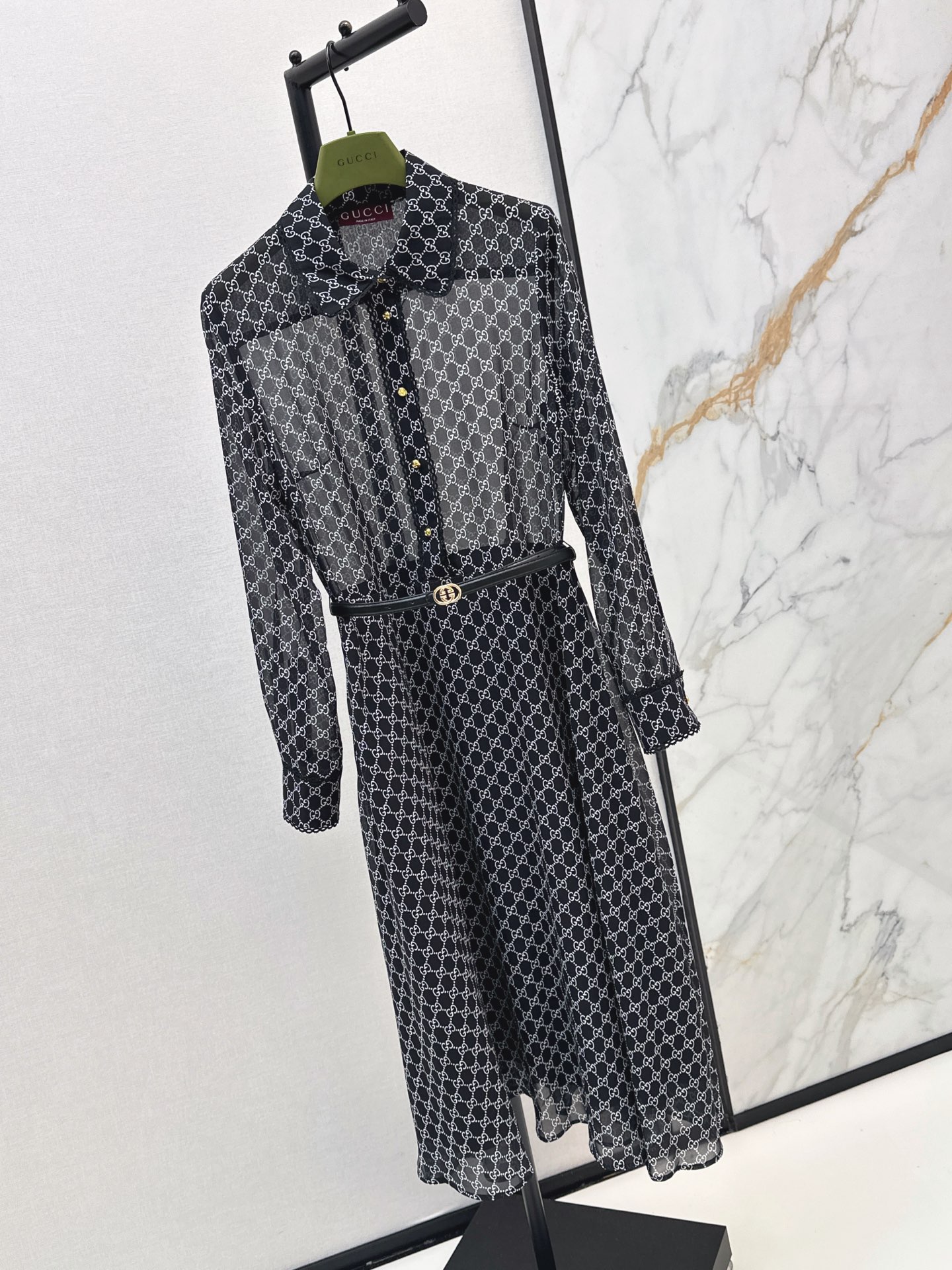 Guc 26ss print dress