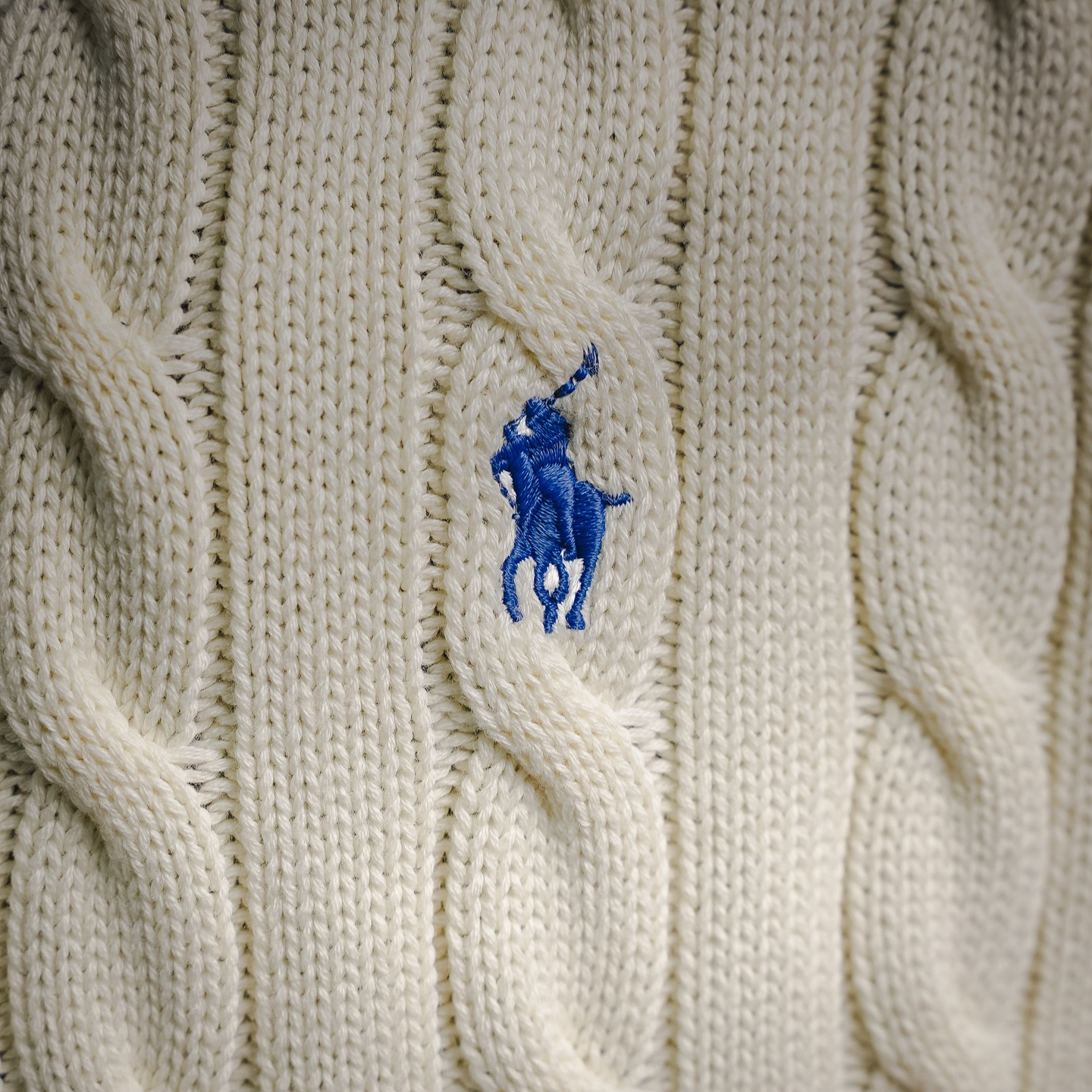 Ralph knit sweater zip-up jacket