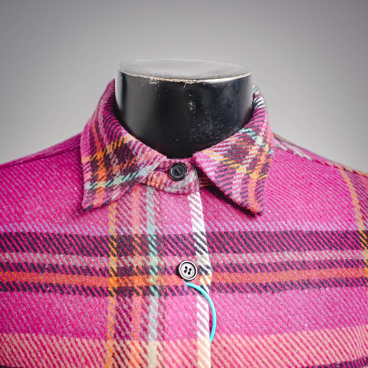 We11 pink plaid shirt
