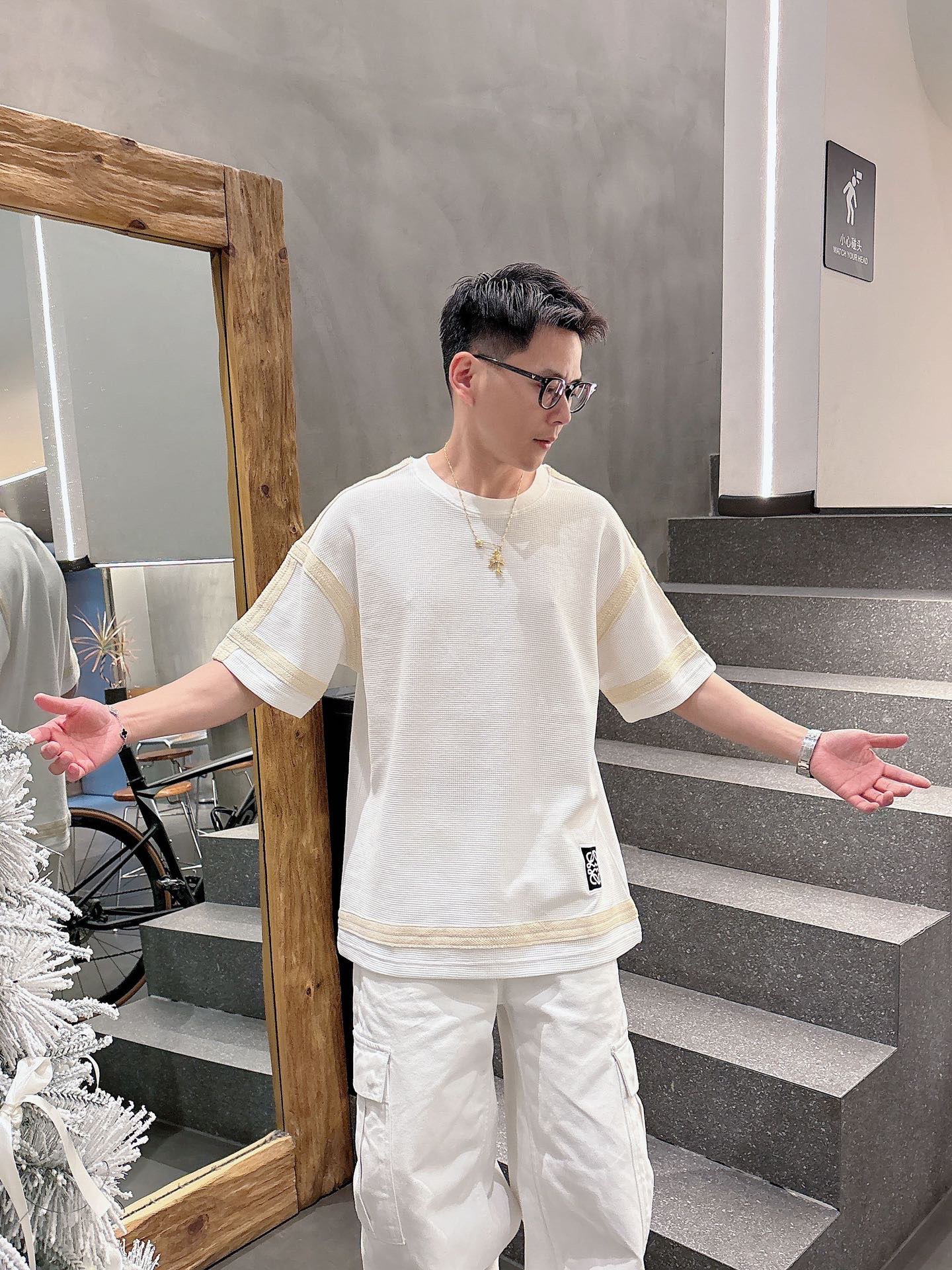 Loe casual striped t-shirt