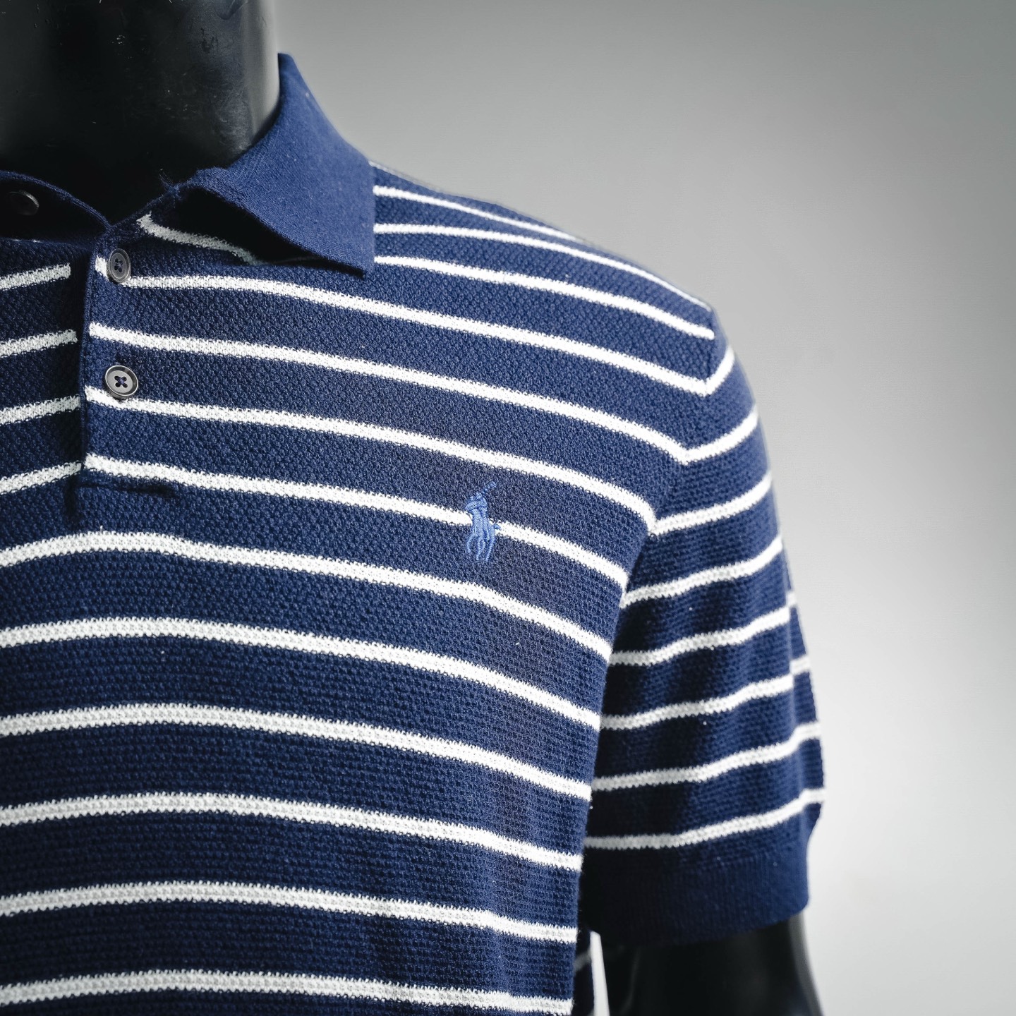Ralph striped knit Polo