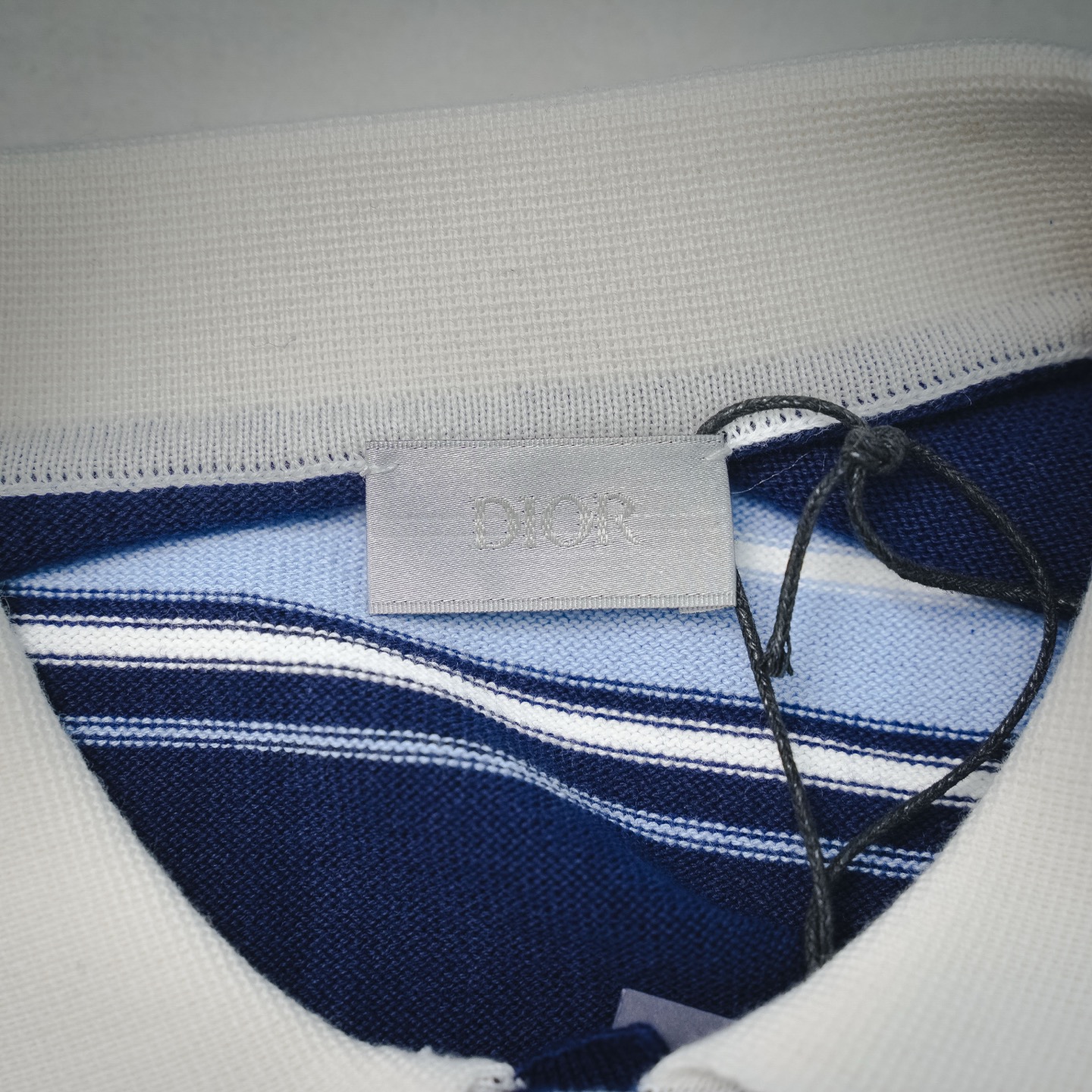 CD embroidered knitted t-shirt