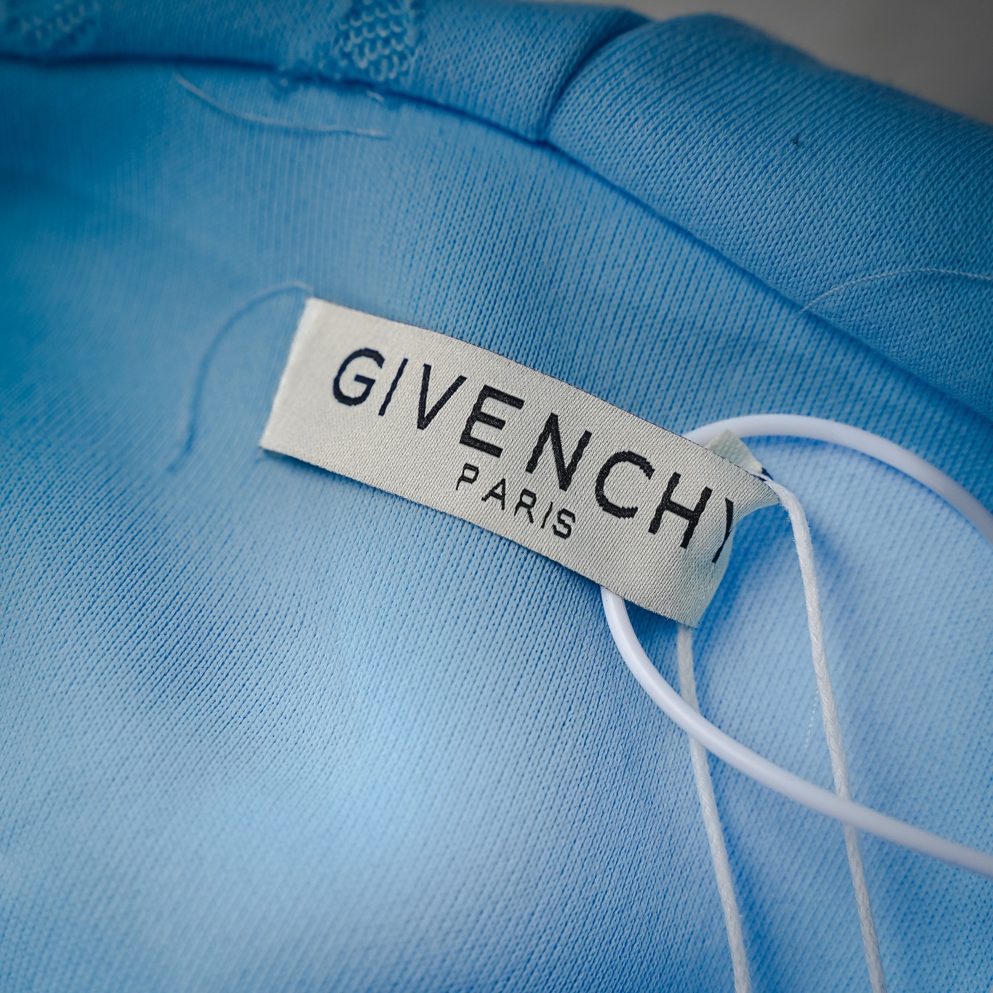 Given print ripped hoodie