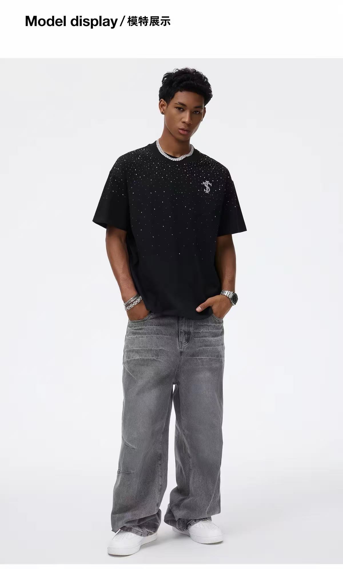 Stk rhinestone t-shirt