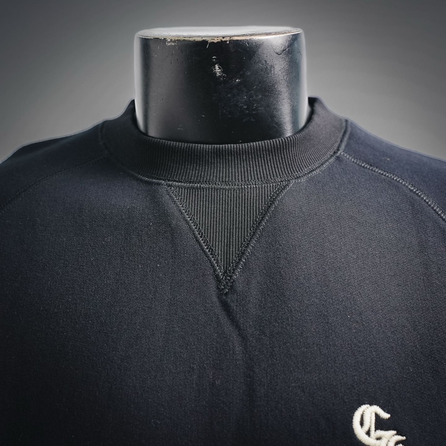Chrome embroidered sweatshirt