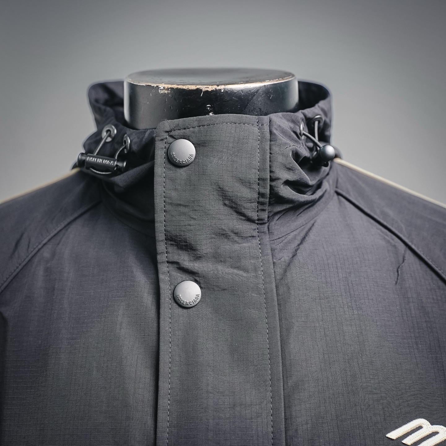 Balen embroidered zip-up jacket