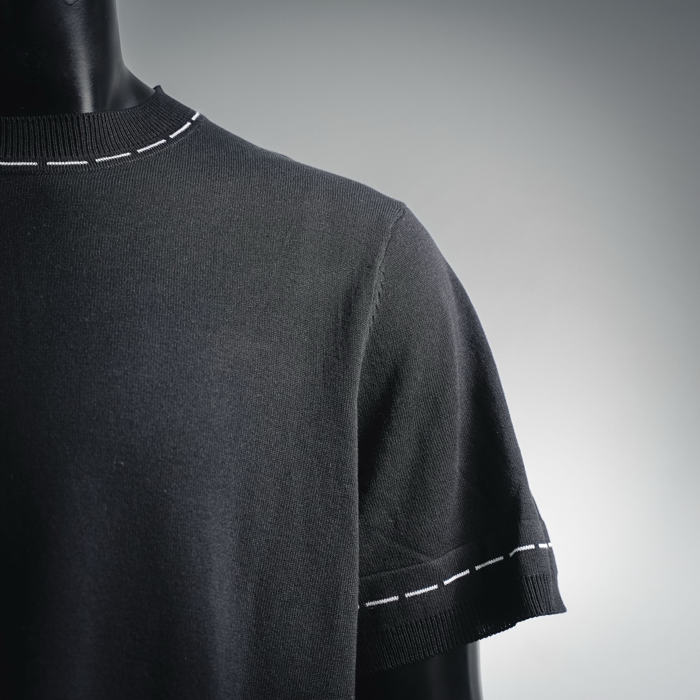 Fend jacquard knit t-shirt
