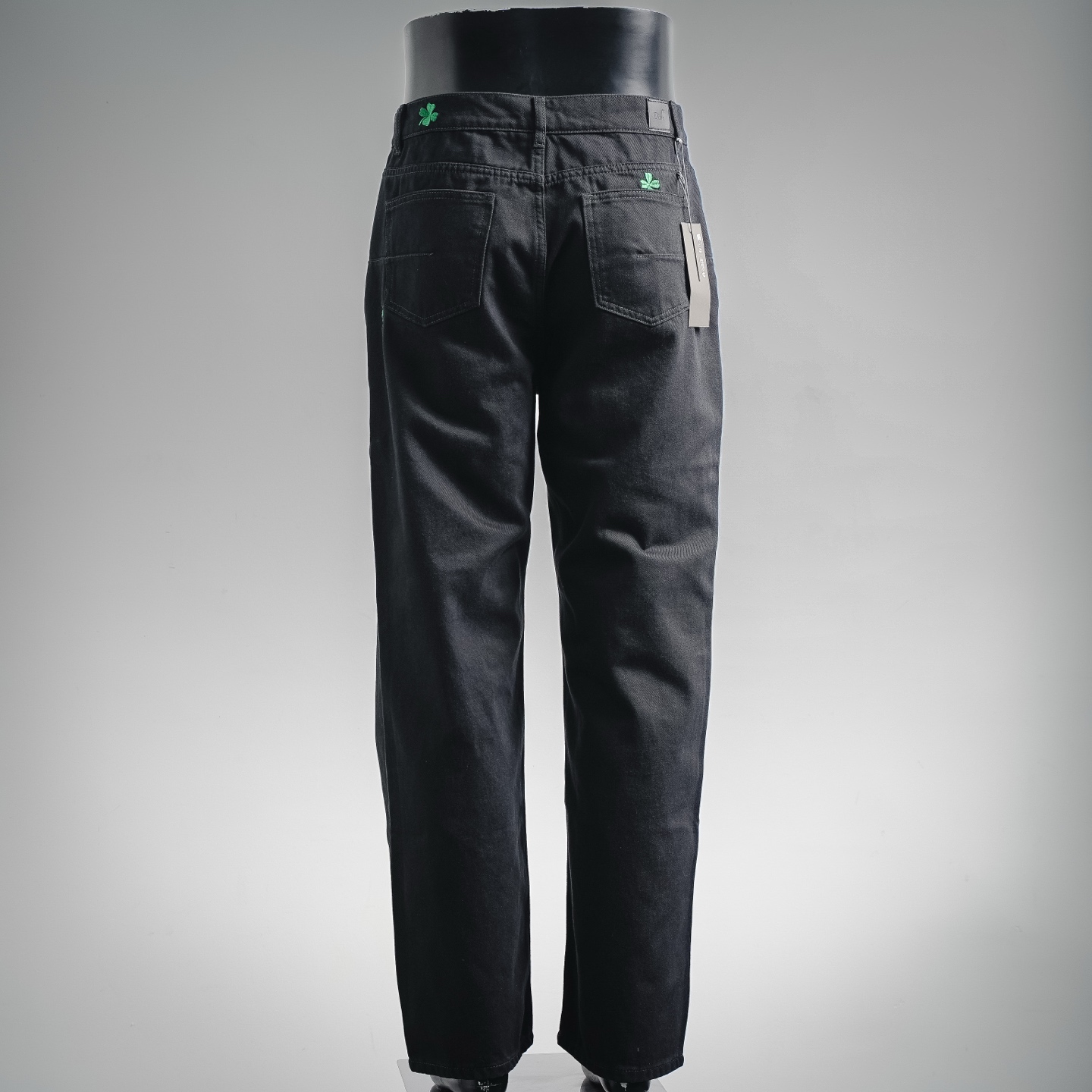 CD embroidered jeans