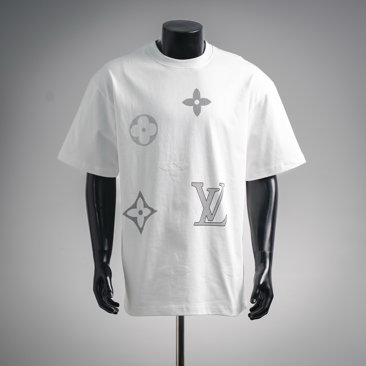 Louis flocked printed t-shirt