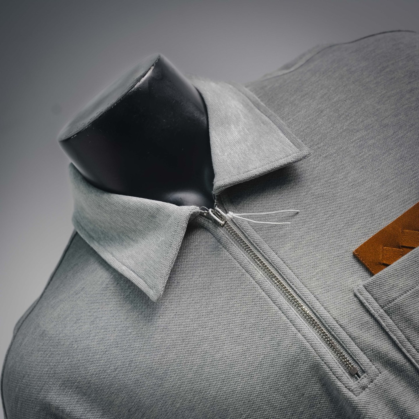 Bottega zip-up t-shirt