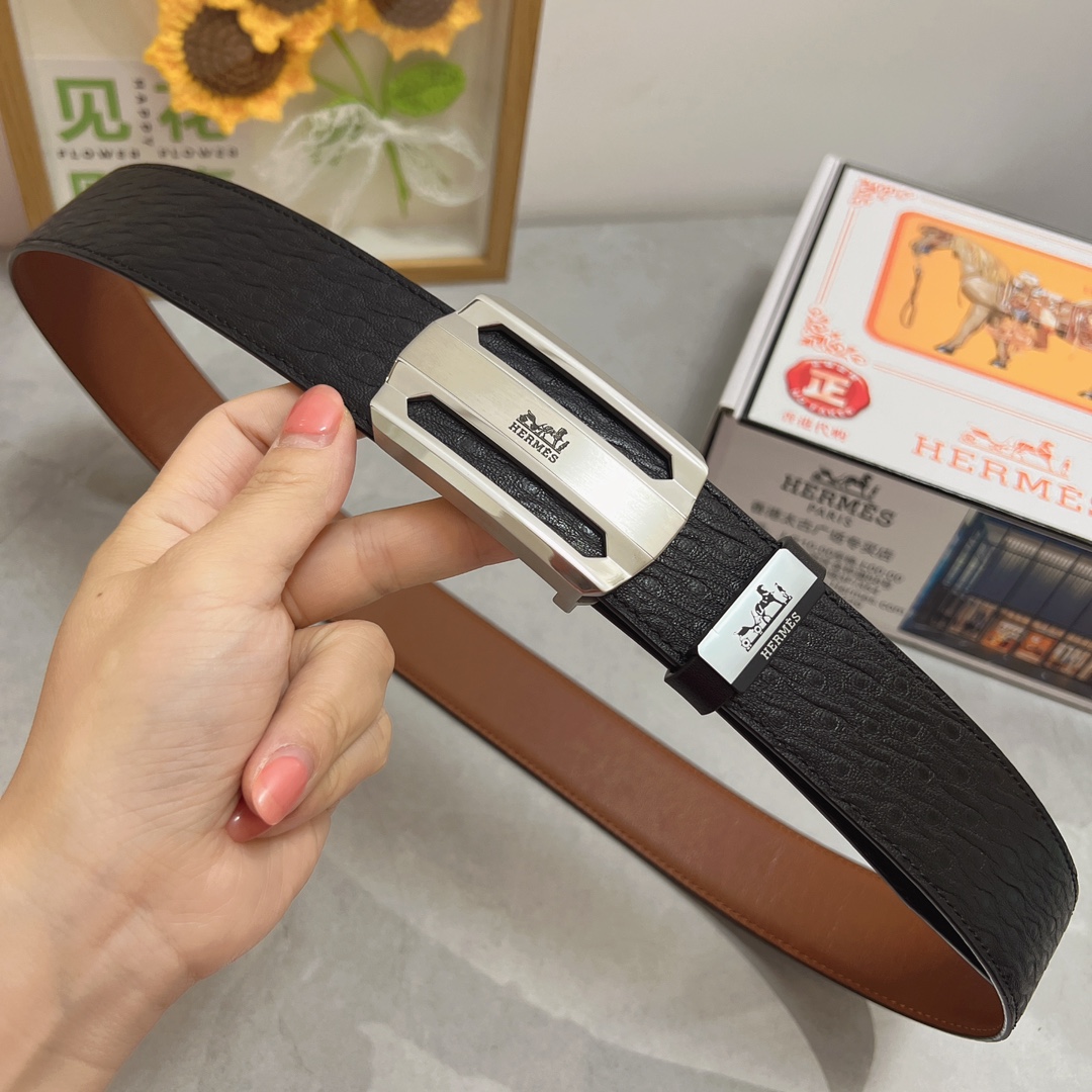 Herm cowhide belt