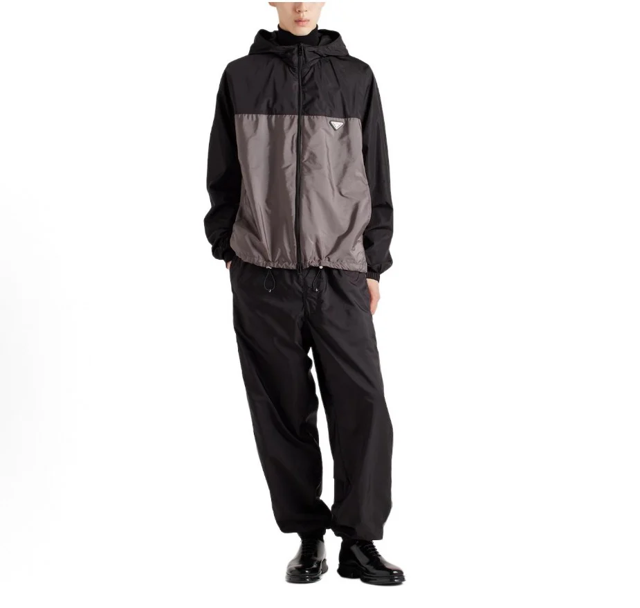 Pra splicing hoodie jacket