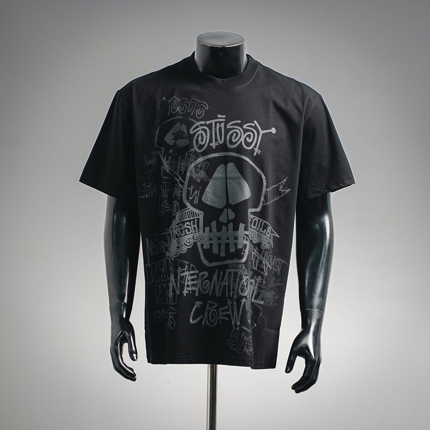 Stuss printed loose t-shirt