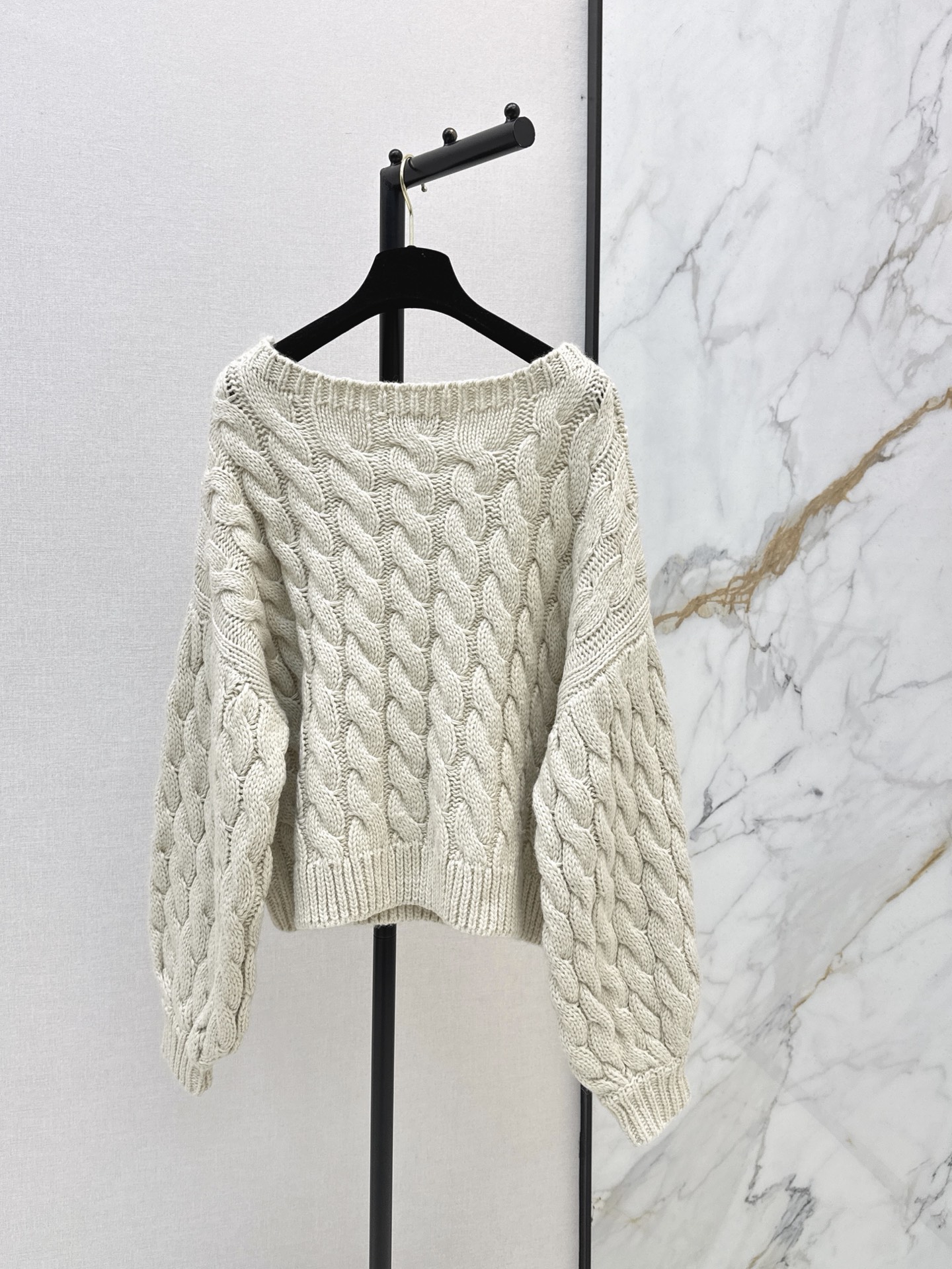 Loe 26ss woven sweater