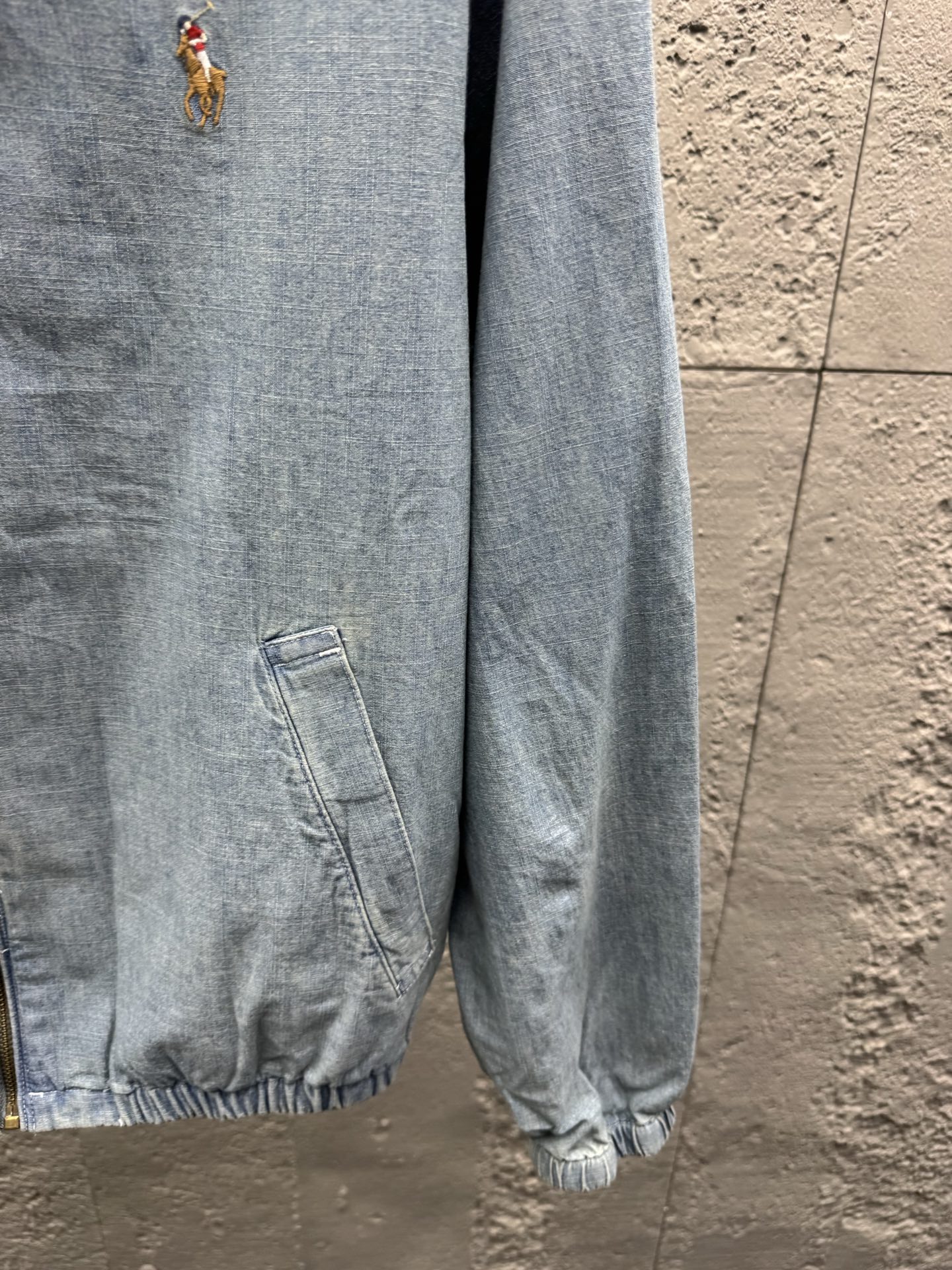 Ralph embroidered denim jacket
